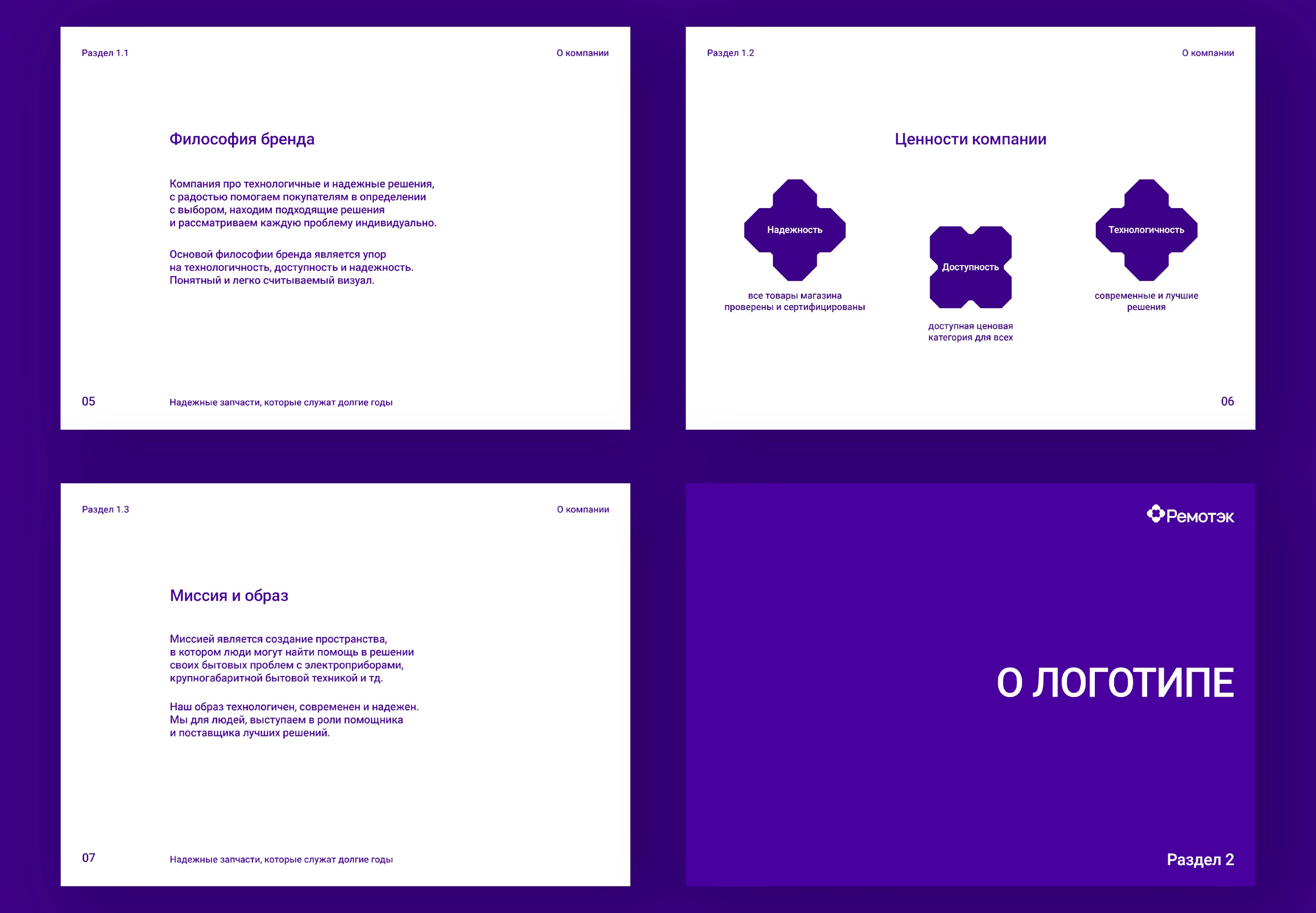 РЕМОТЭК | Brandbook — Изображение №3 — Брендинг на Dprofile
