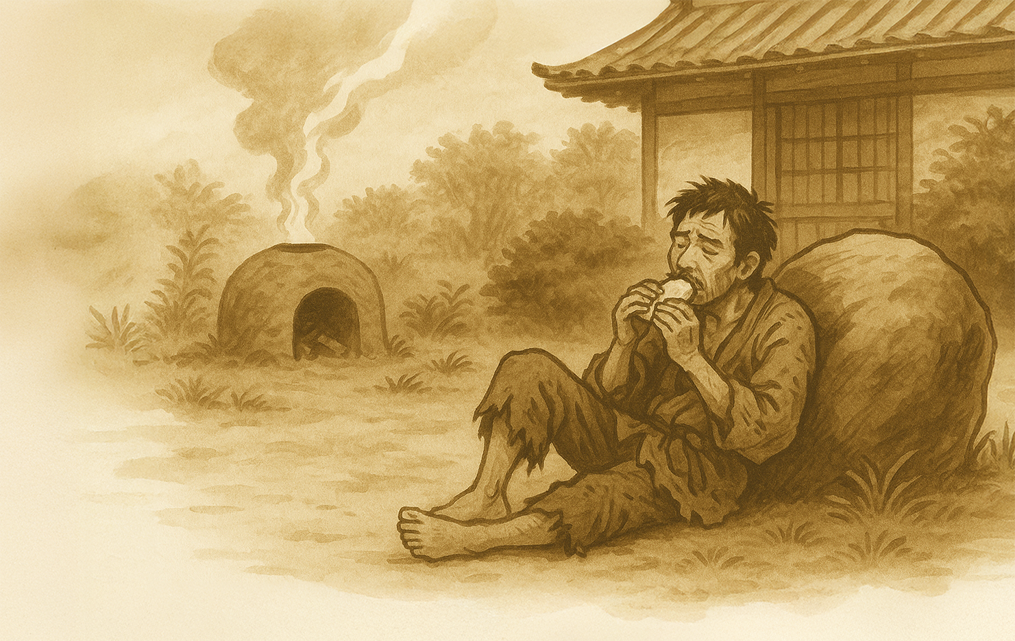 Книга «Японские народные сказки». Вёрстка и иллюстрации — Изображение №4 — Иллюстрация, Графика на Dprofile