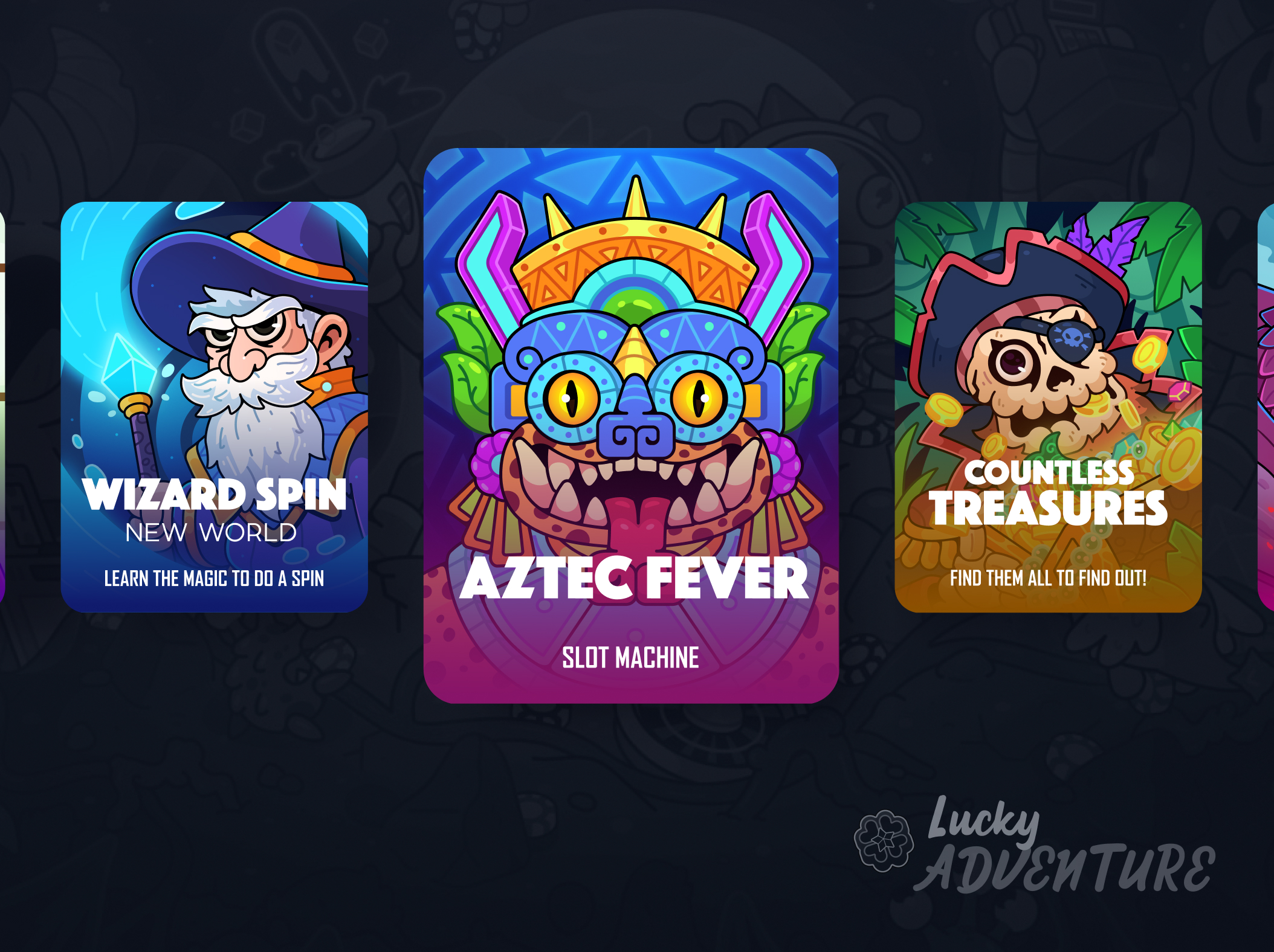 Lucky Adventure — Изображение №6 — Интерфейсы, Иллюстрация на Dprofile