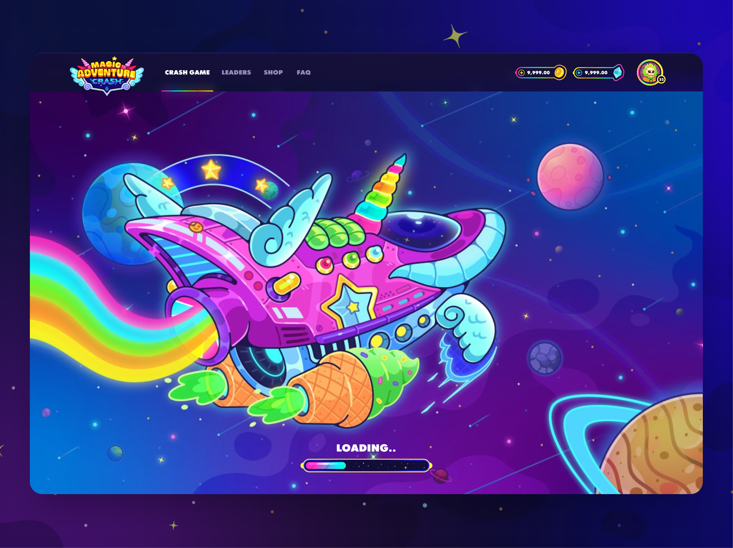 Magic Adventure Crash — Изображение №2 — Интерфейсы, Иллюстрация на Dprofile