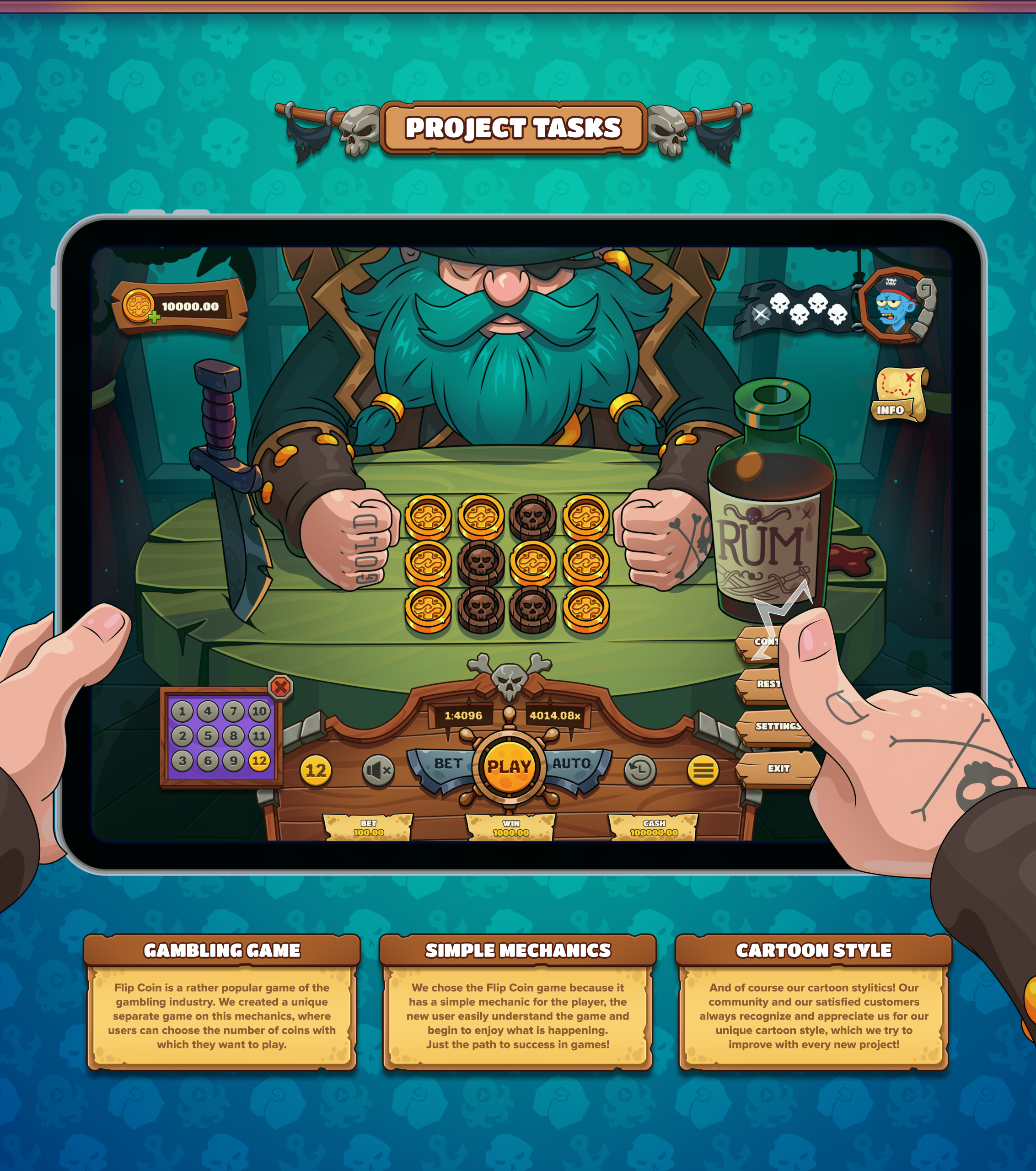 Davy Jones' Flip — Изображение №2 — Интерфейсы, Иллюстрация на Dprofile