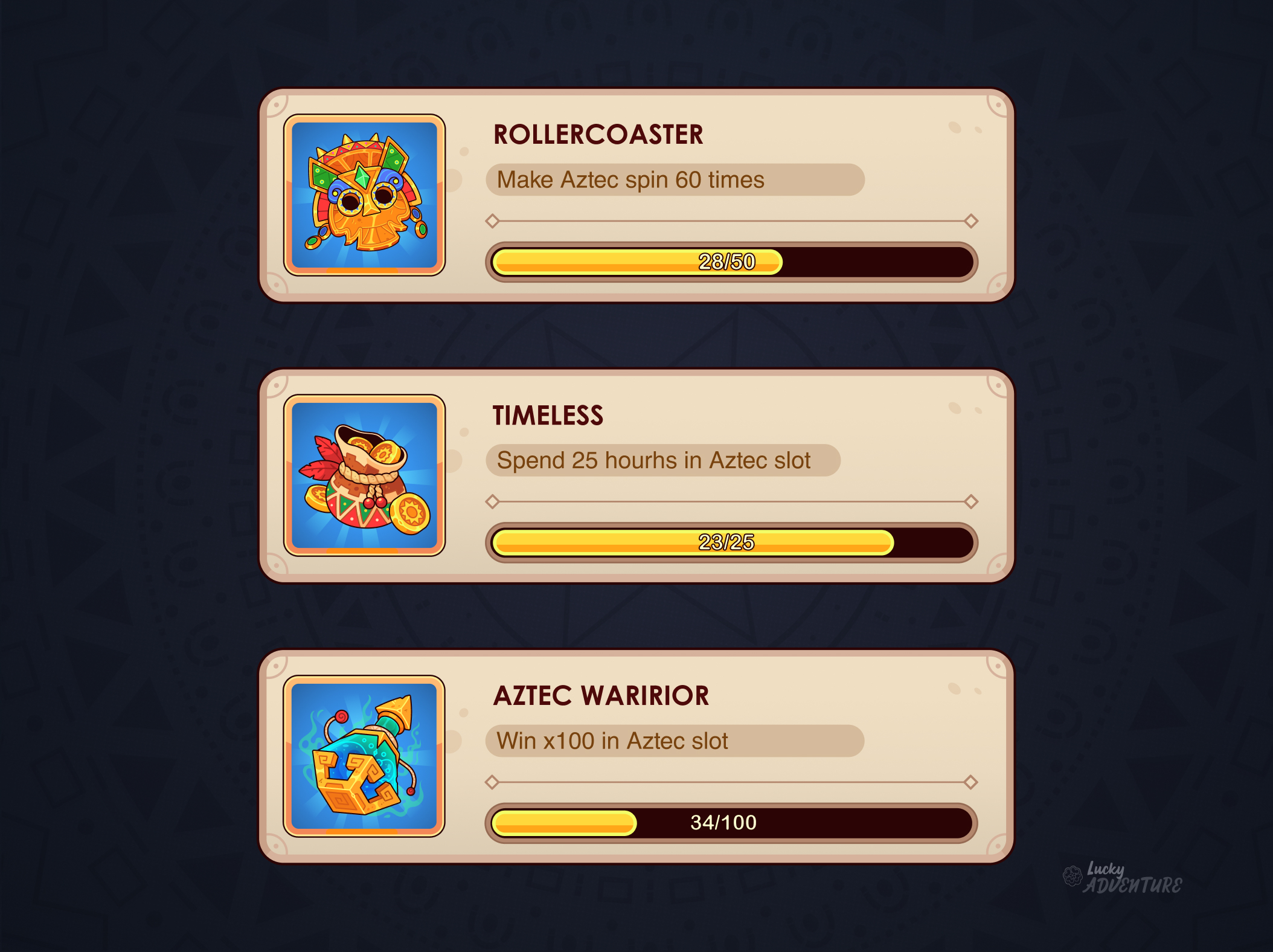 Lucky Adventure — Изображение №14 — Интерфейсы, Иллюстрация на Dprofile