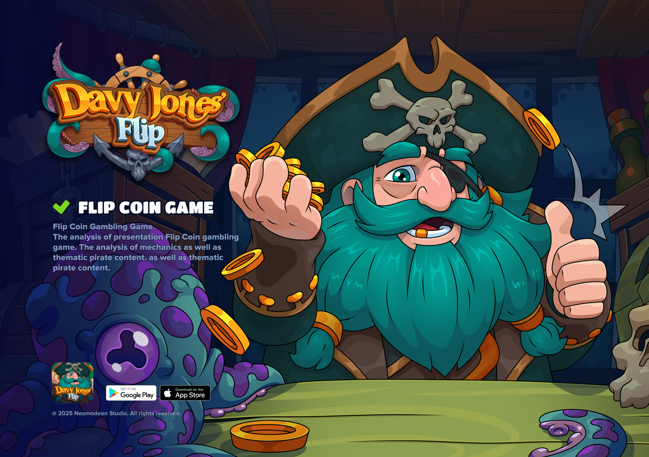 Davy Jones' Flip — Изображение №1 — Интерфейсы, Иллюстрация на Dprofile