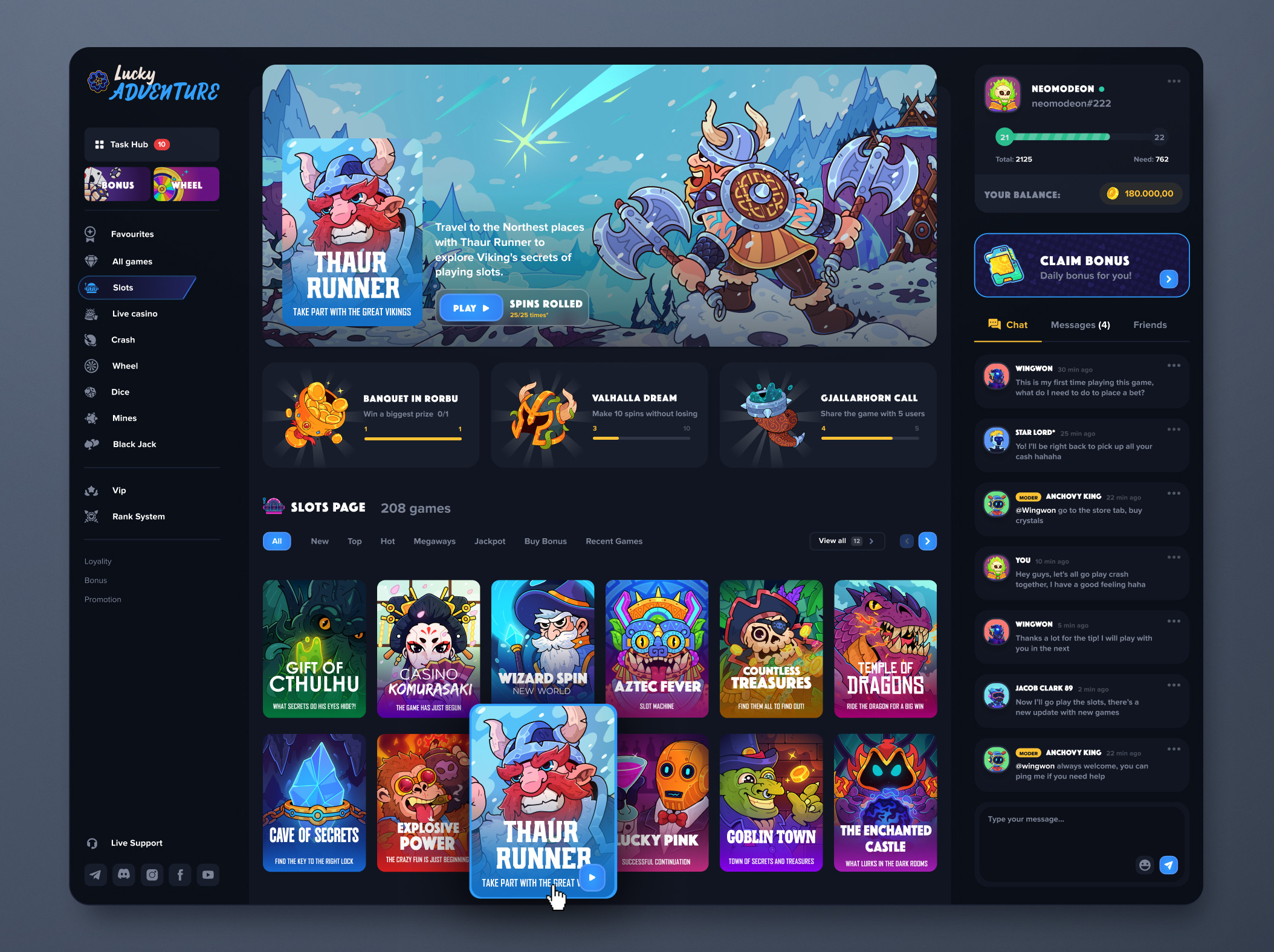 Lucky Adventure — Изображение №9 — Интерфейсы, Иллюстрация на Dprofile