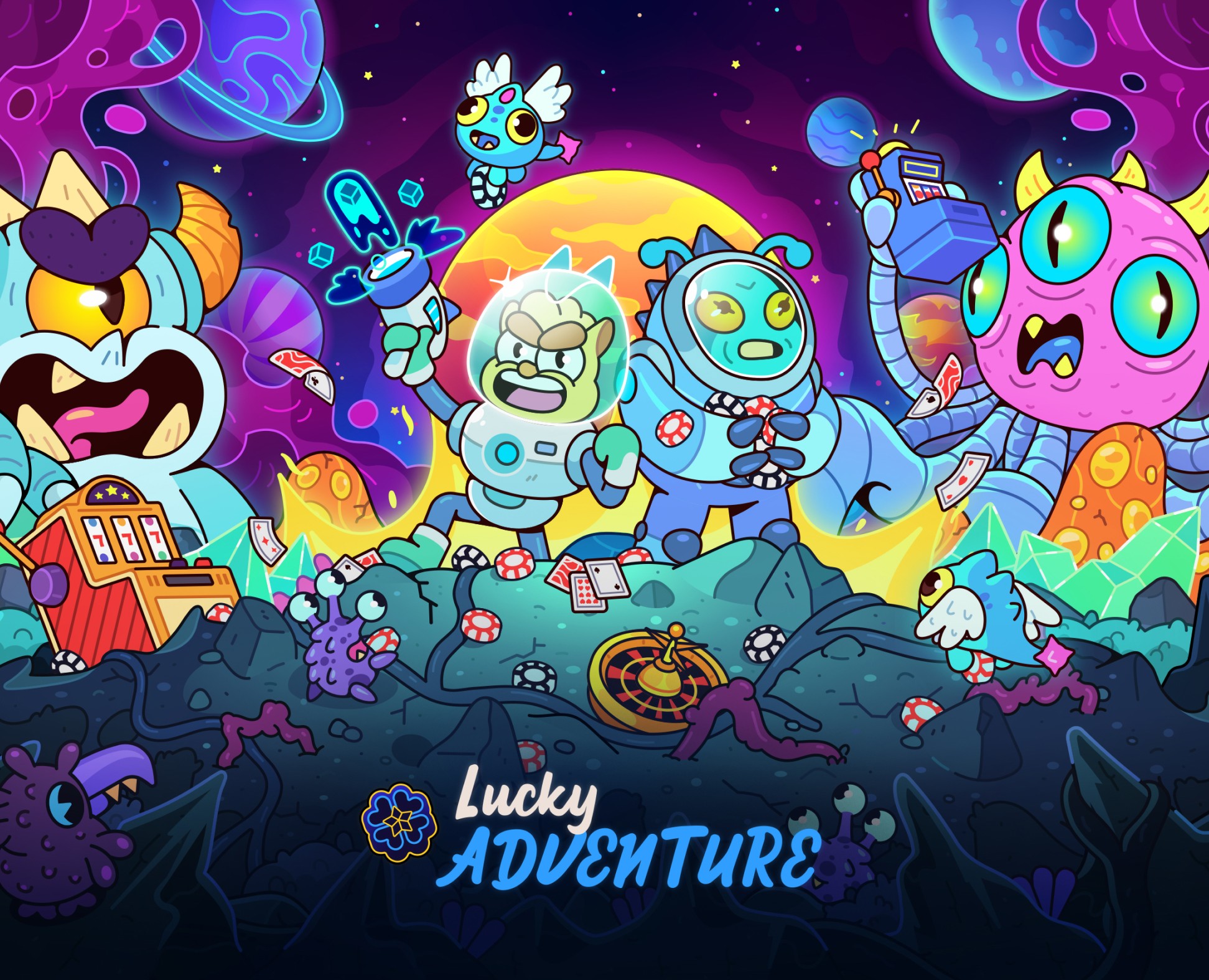 Lucky Adventure — Интерфейсы, Иллюстрация на Dprofile