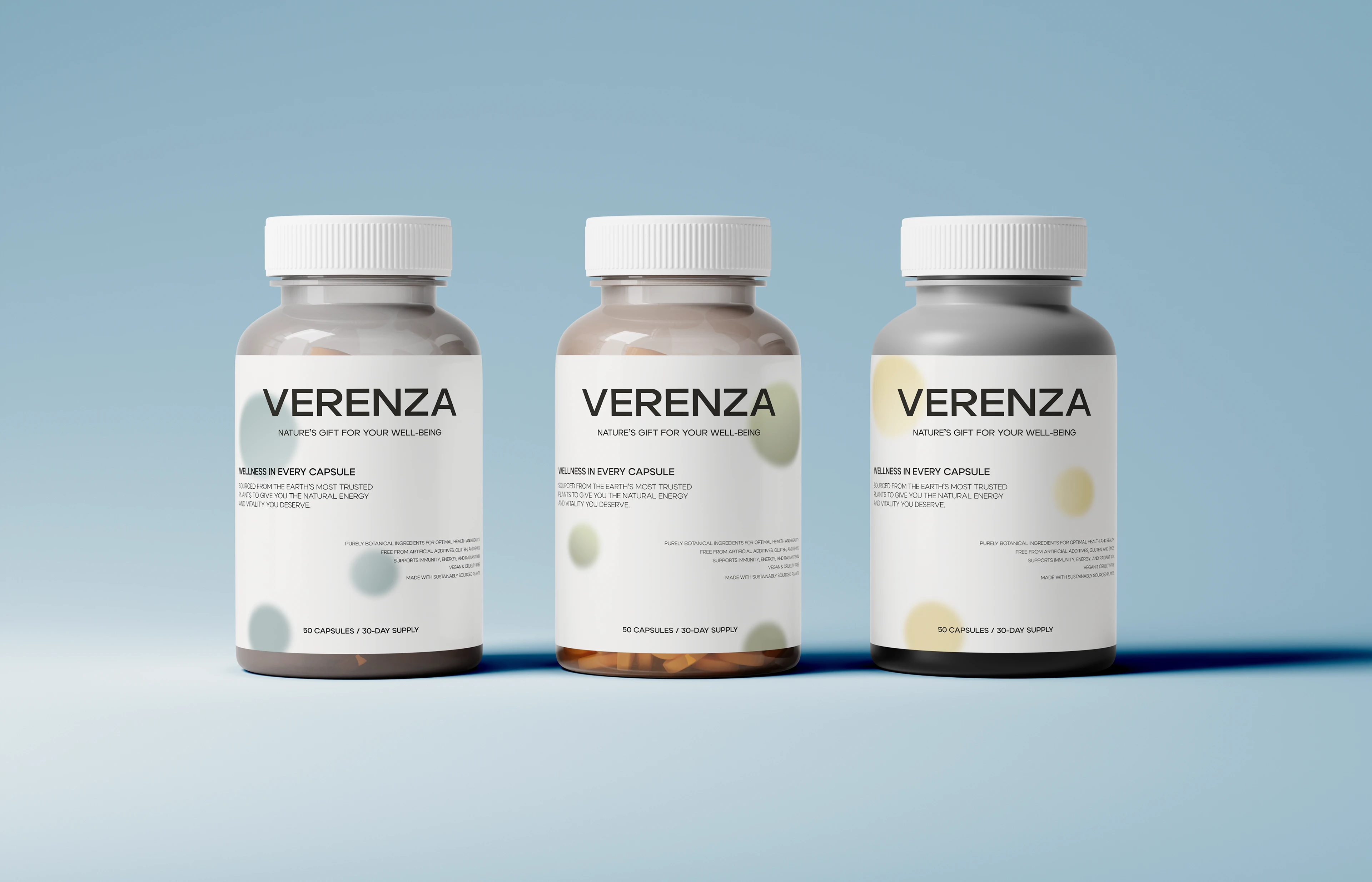 verenza | vitamins and supplements — Изображение №7 — Брендинг на Dprofile