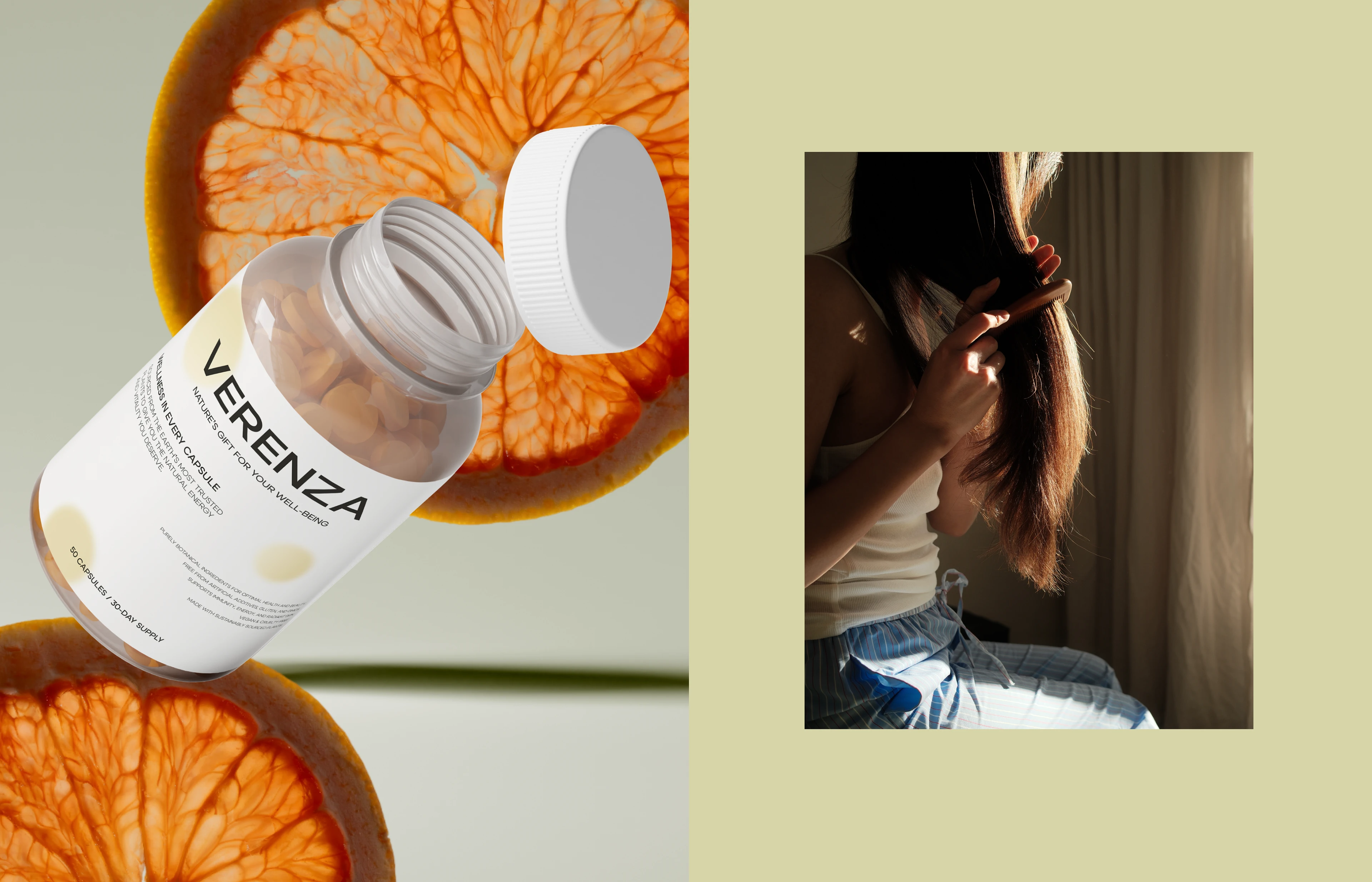 verenza | vitamins and supplements — Изображение №9 — Брендинг на Dprofile