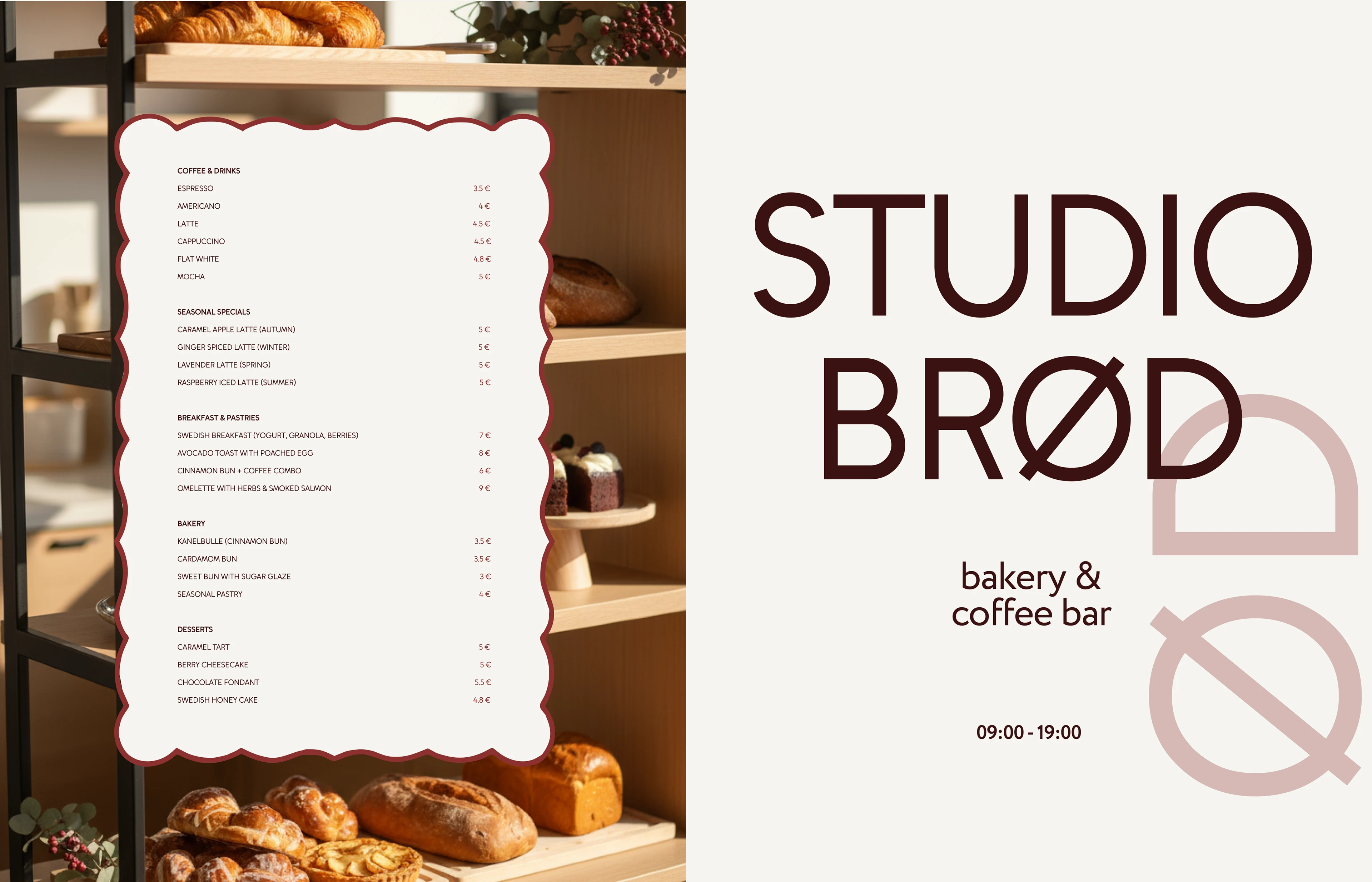 studio brød | bakery & coffee bar — Изображение №3 — Интерфейсы, Брендинг на Dprofile