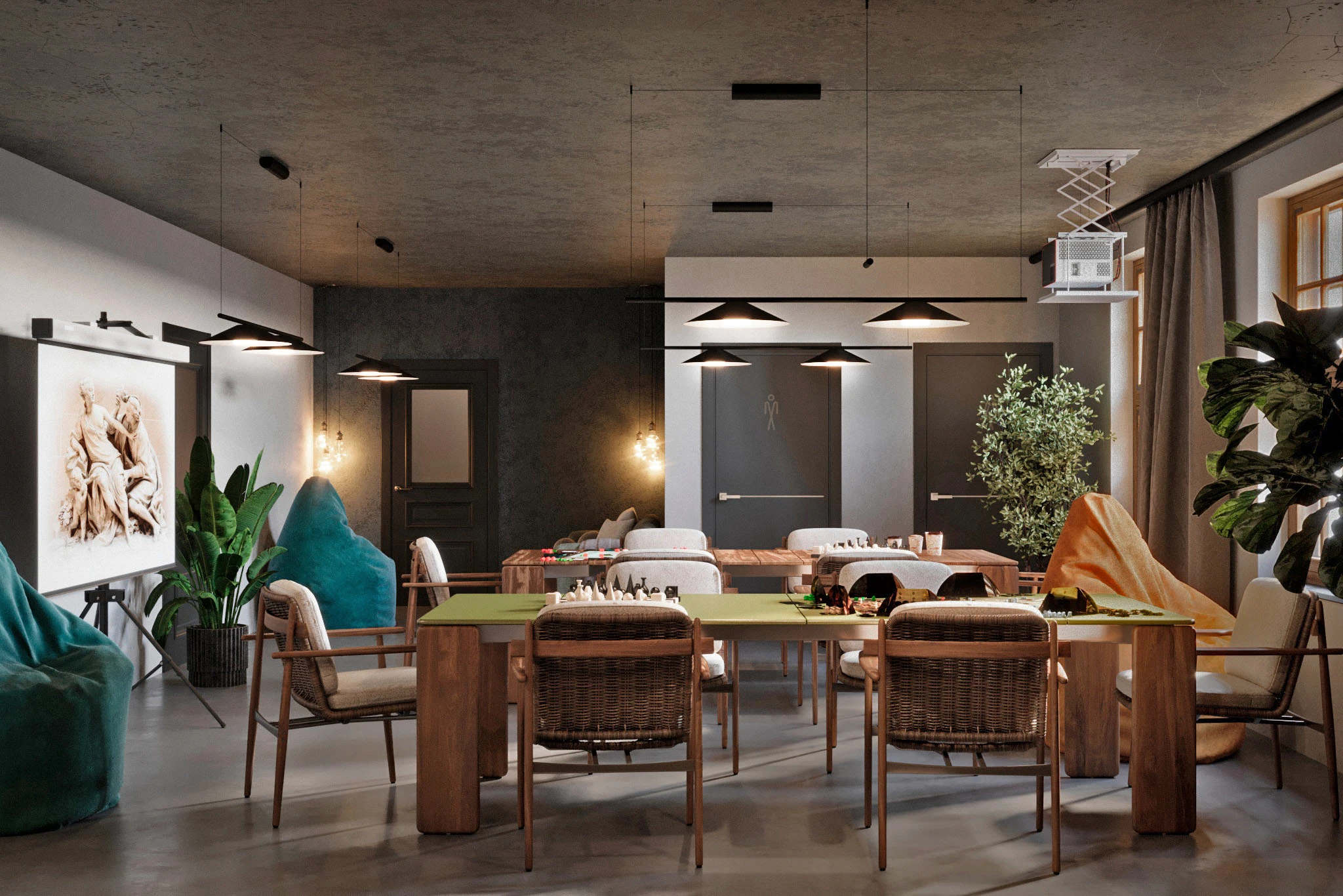 Визуализация цокольного этажа ЖК — Изображение №2 — 3D на Dprofile