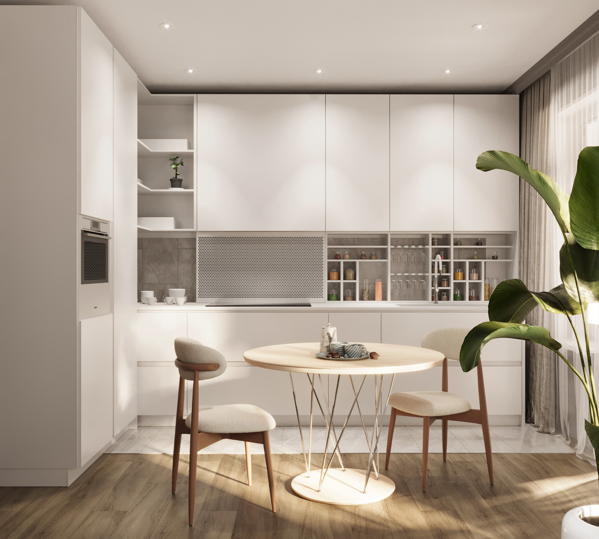 Визуализация квартиры 54м2 — Изображение №4 — 3D, Архитектура на Dprofile