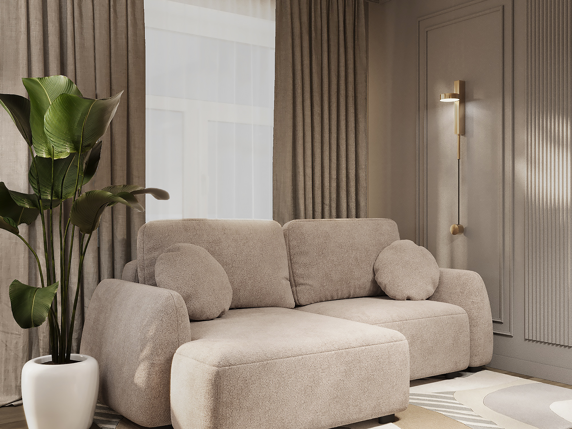 Визуализация квартиры 54м2 — Изображение №5 — 3D, Архитектура на Dprofile