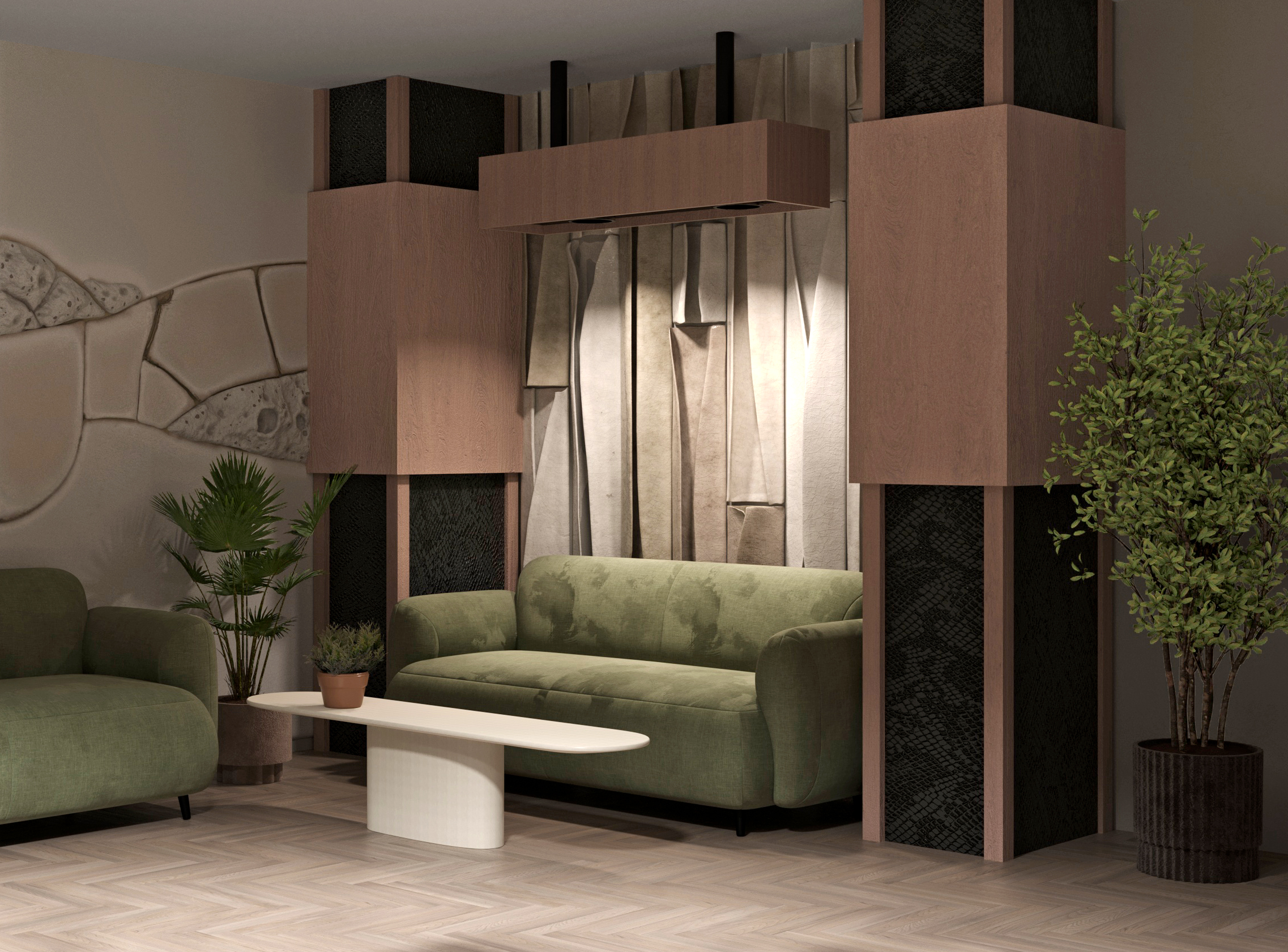 Визуализация цокольного этажа ЖК — Изображение №5 — 3D на Dprofile