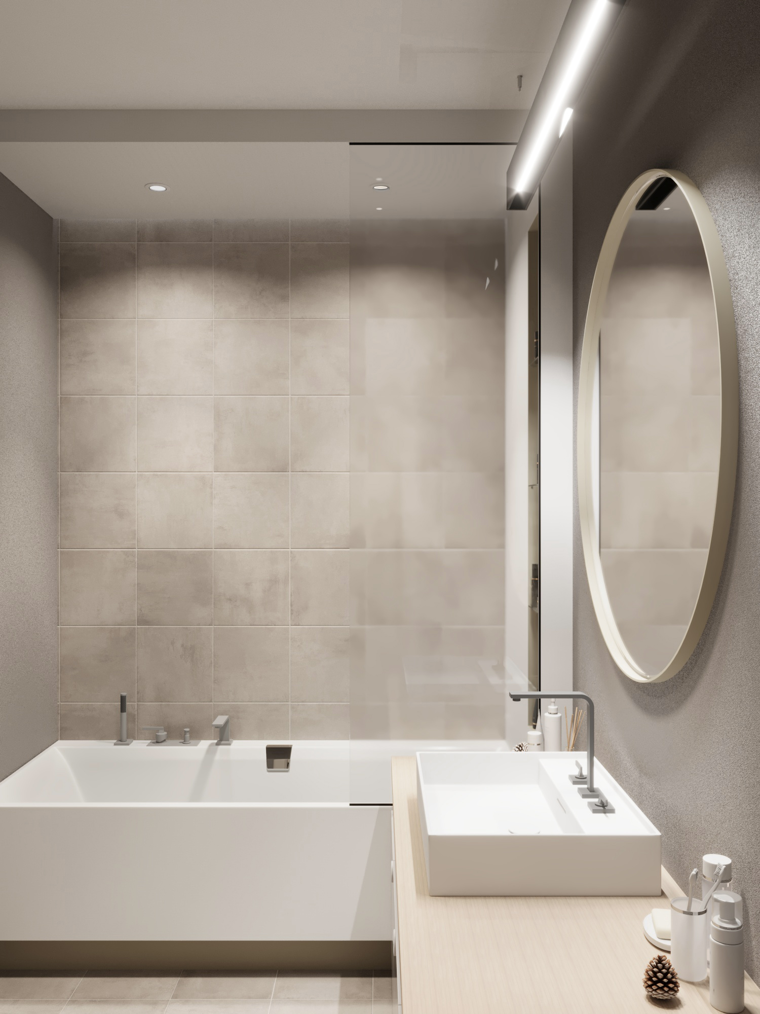 Визуализация квартиры 54м2 — Изображение №6 — 3D, Архитектура на Dprofile