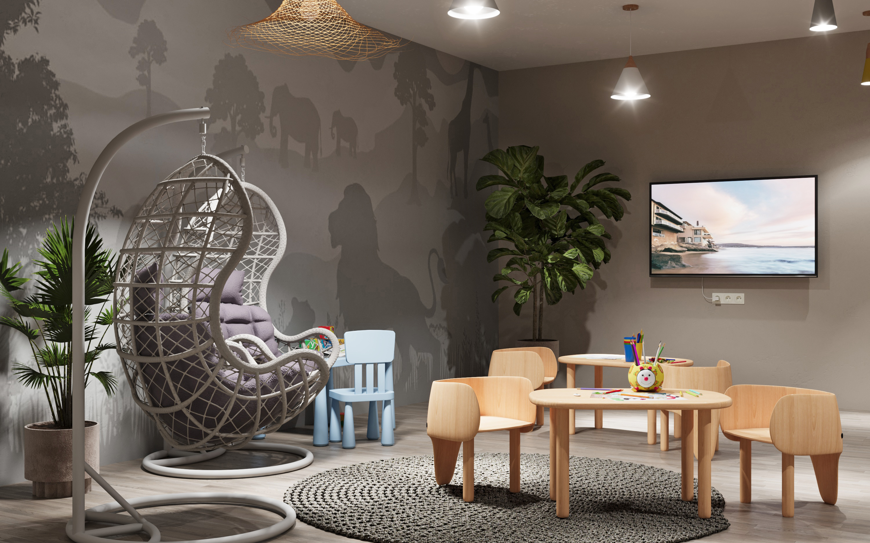 Визуализация цокольного этажа ЖК — Изображение №3 — 3D на Dprofile