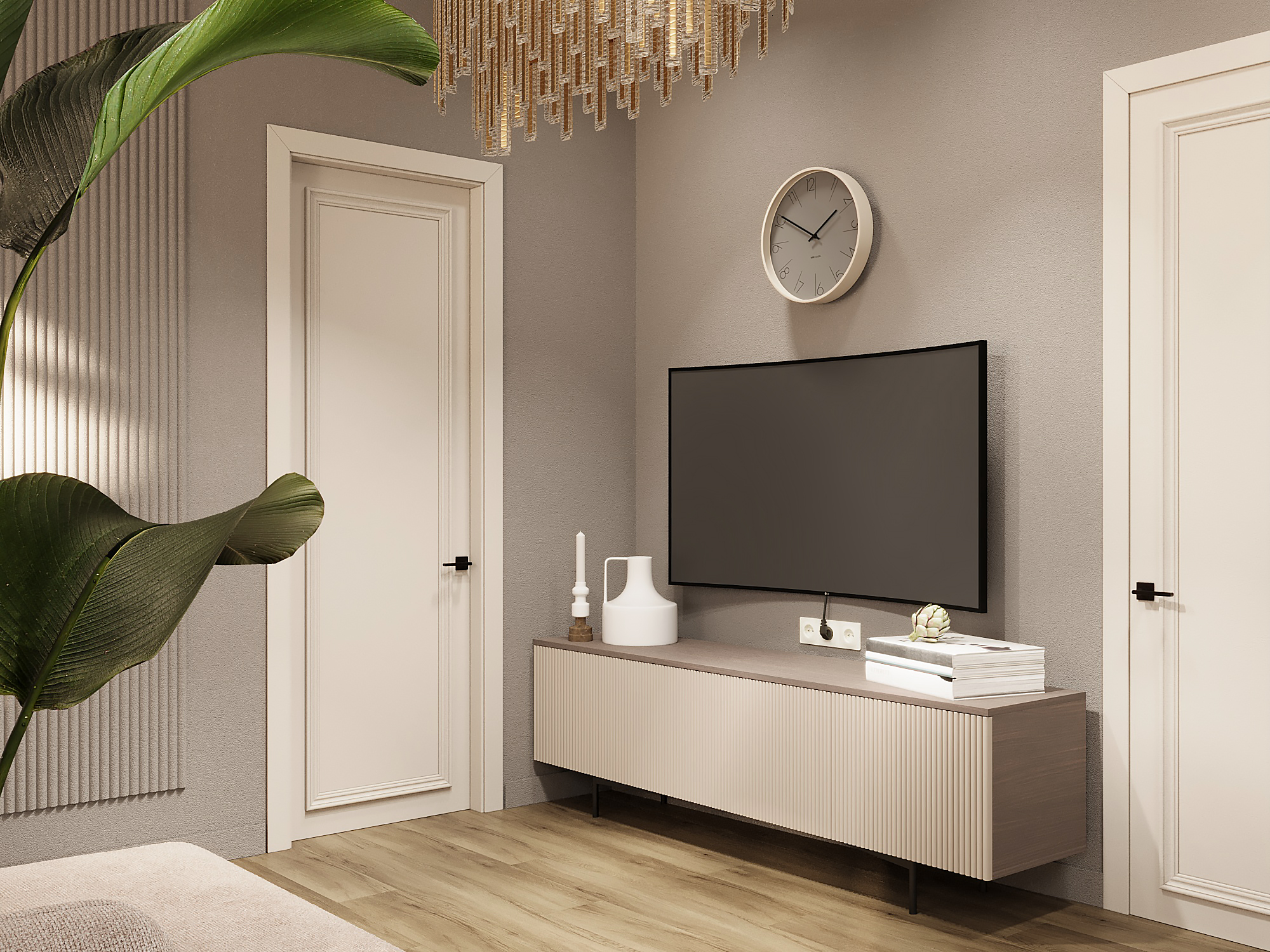 Визуализация квартиры 54м2 — Изображение №1 — 3D, Архитектура на Dprofile