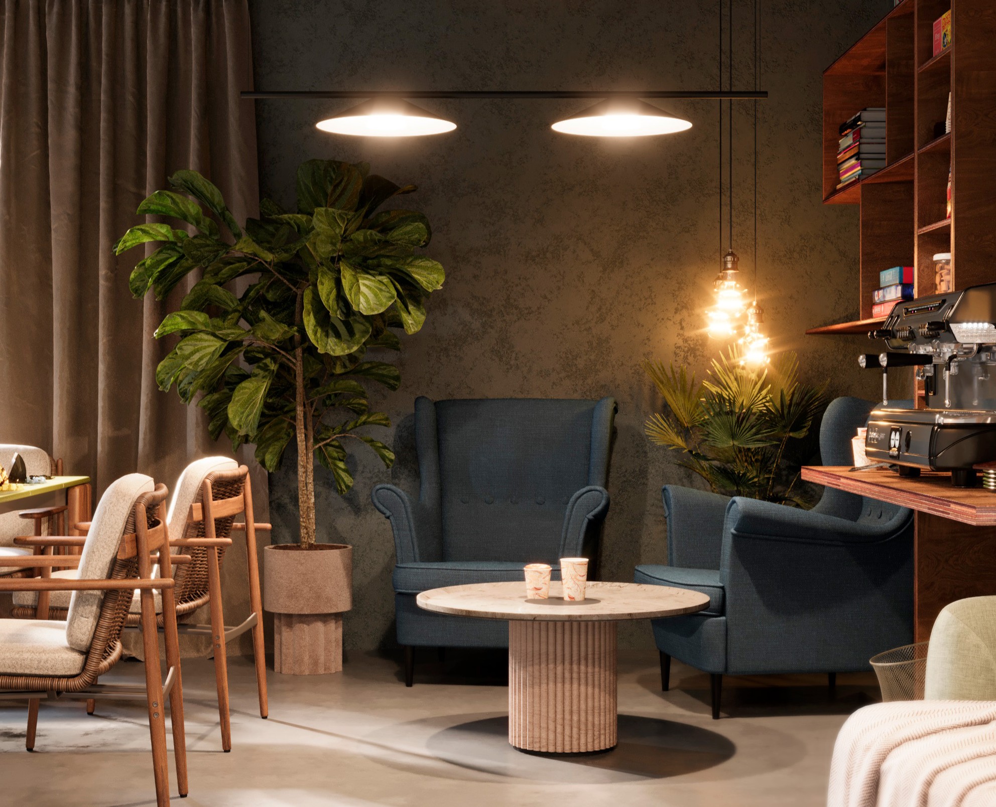 Визуализация цокольного этажа ЖК — 3D на Dprofile