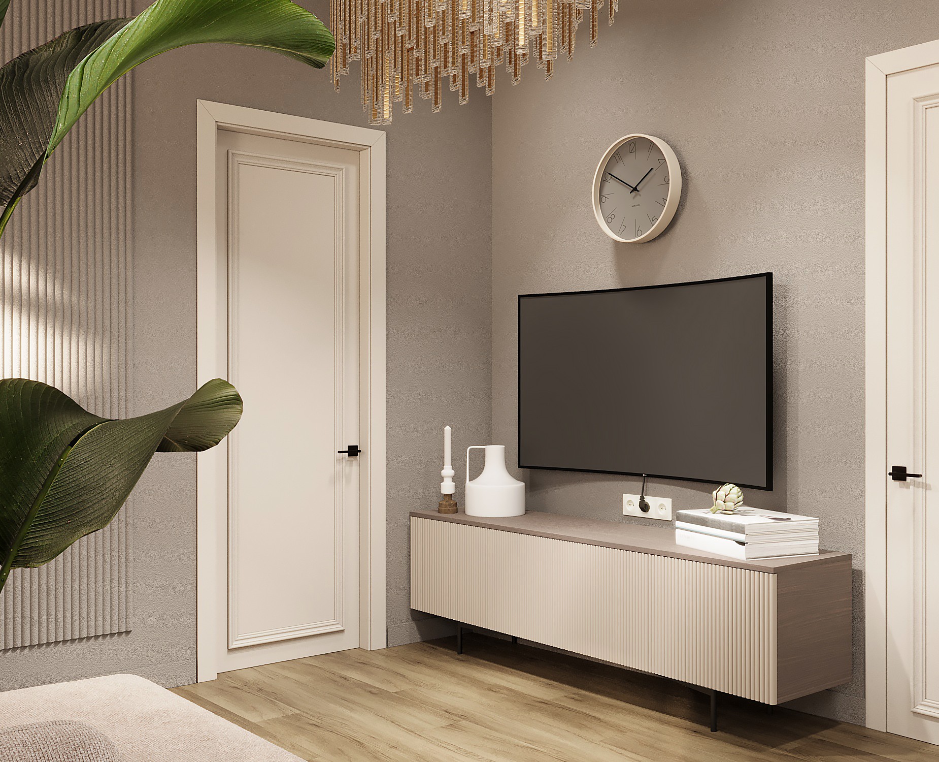 Визуализация квартиры 54м2 — 3D, Архитектура на Dprofile