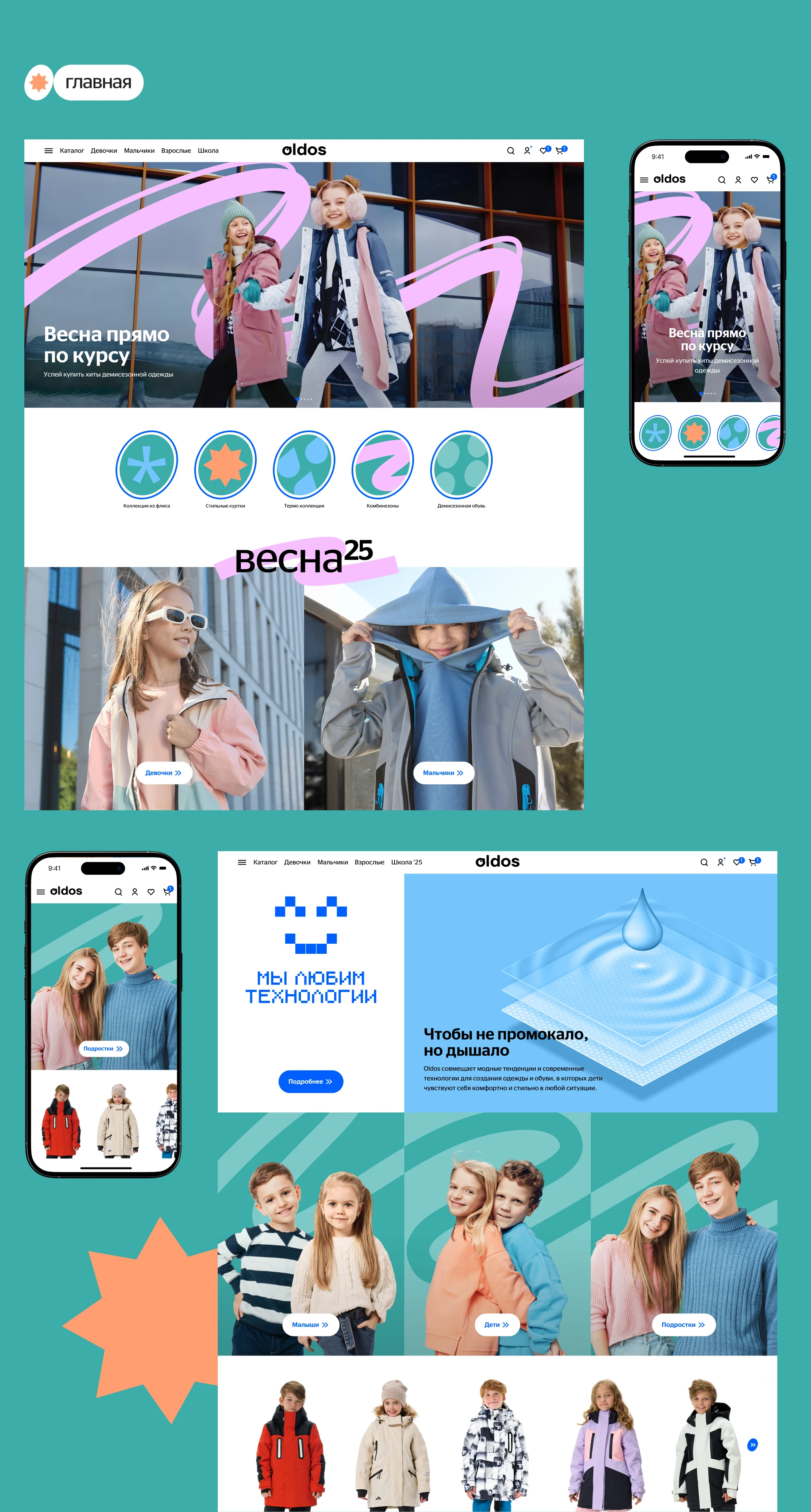Oldos | Online store | E-commerce — Изображение №2 — Интерфейсы, Анимация на Dprofile