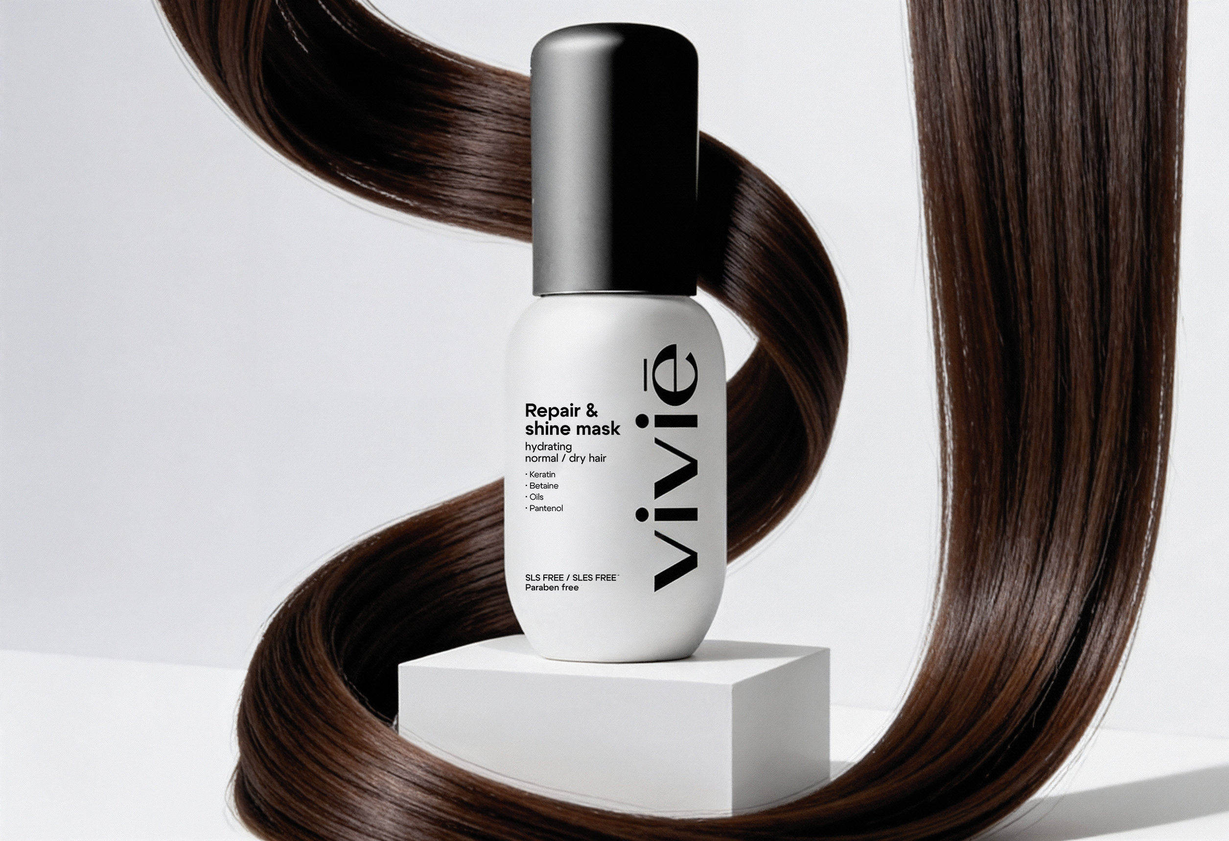 Vivié | Упаковка и логотип бренда косметики для волос. — Изображение №8 — Интерфейсы, Брендинг на Dprofile