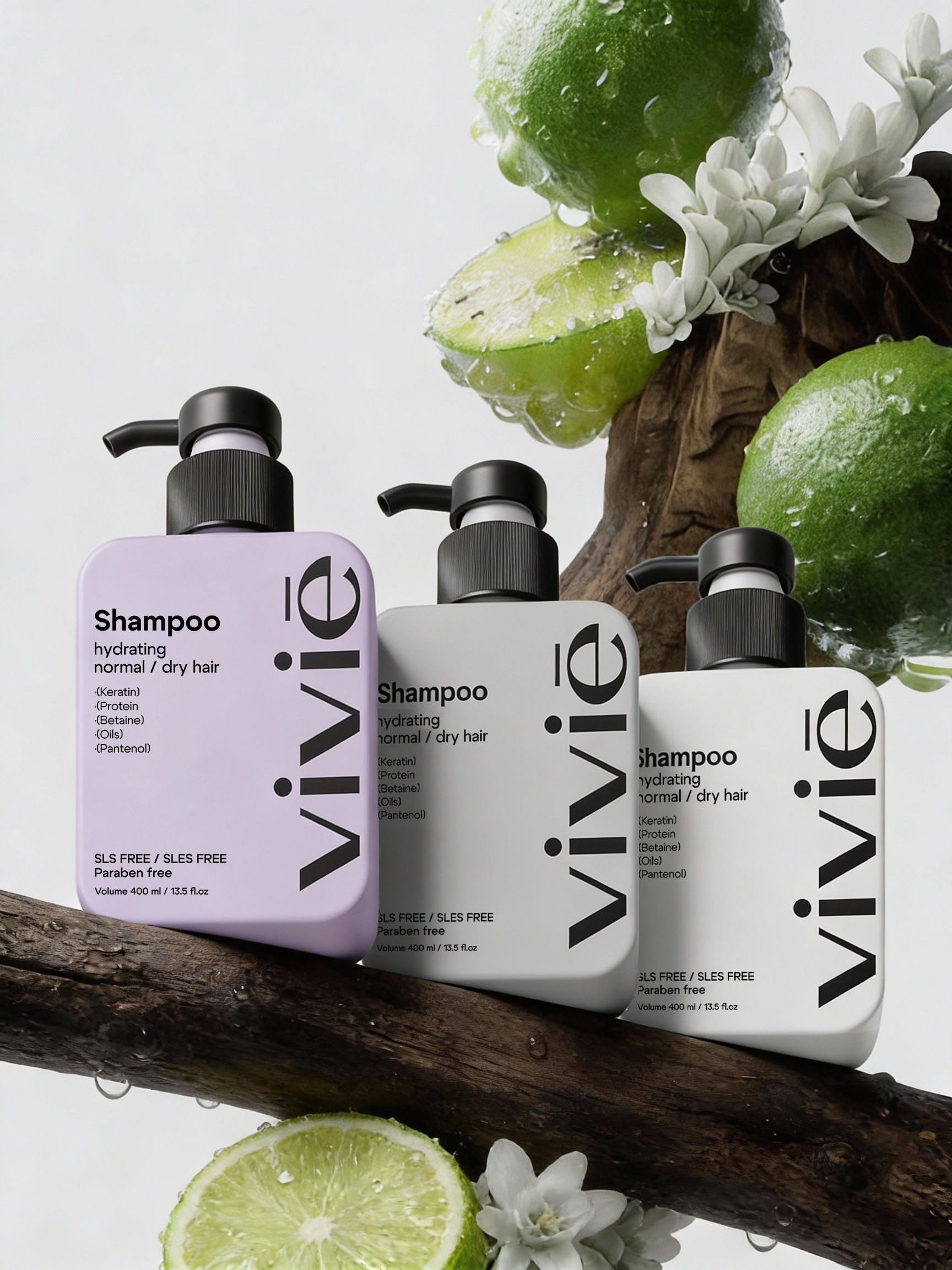 Vivié | Упаковка и логотип бренда косметики для волос. — Изображение №11 — Интерфейсы, Брендинг на Dprofile