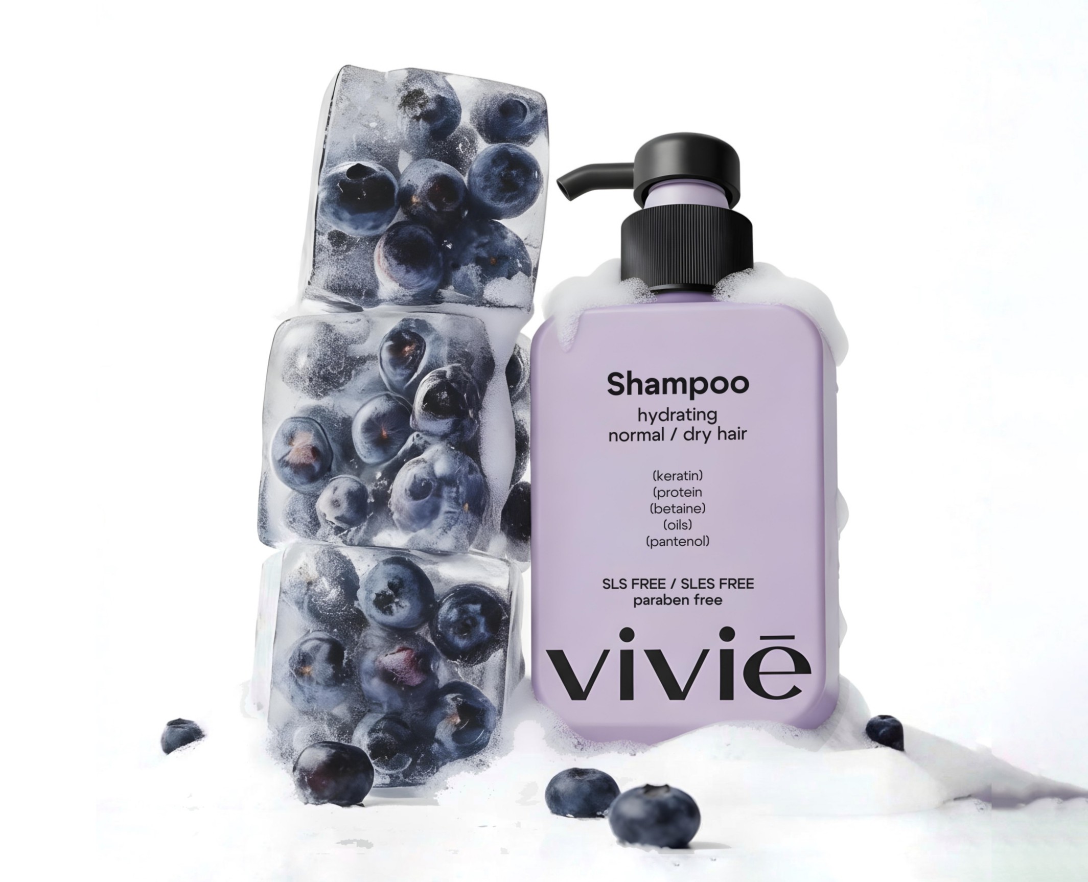 Vivié | Упаковка и логотип бренда косметики для волос. на Dprofile