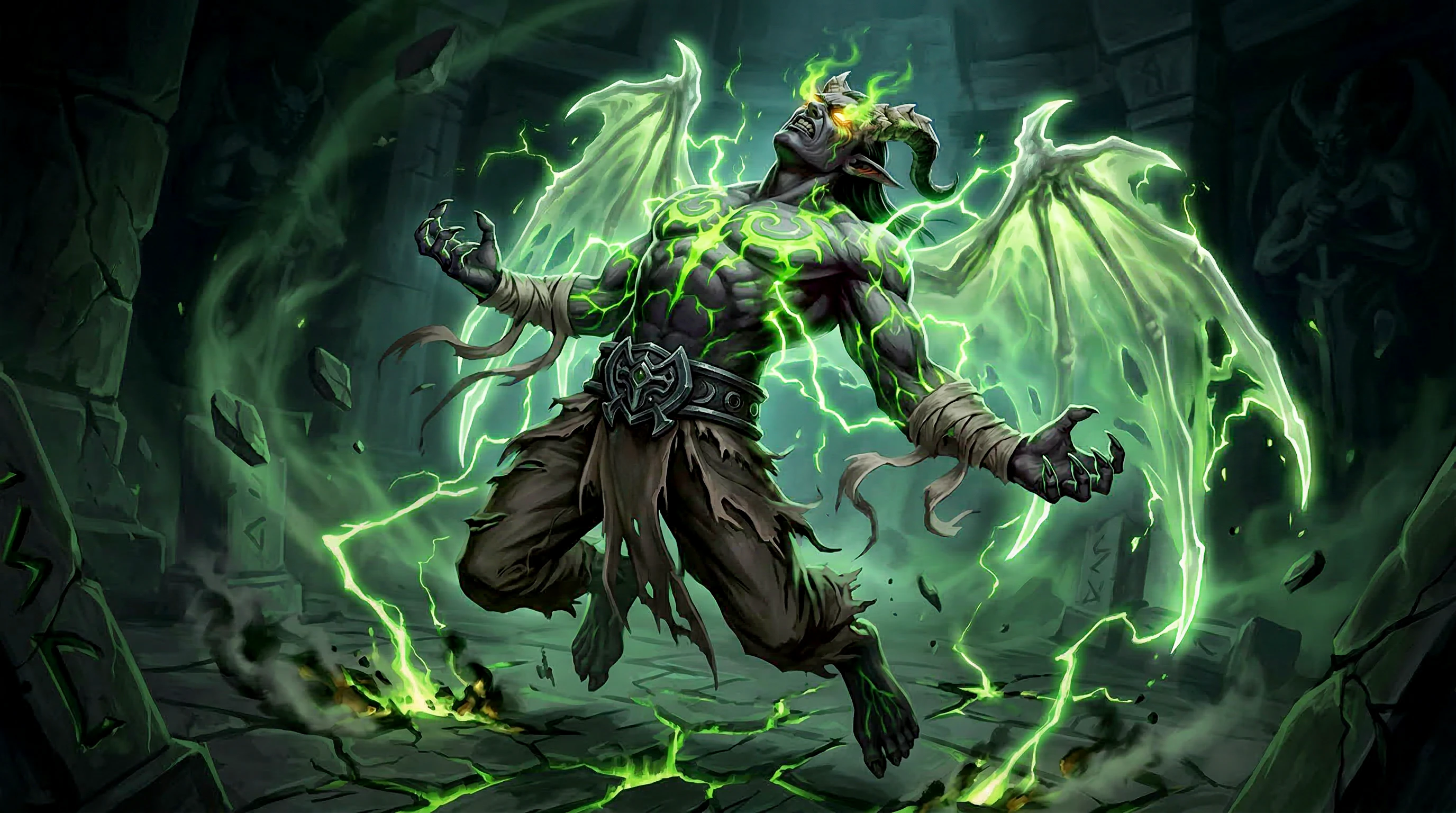 Warcraft Reimagined — Five‑Piece Art Series — Изображение №2 — Иллюстрация на Dprofile