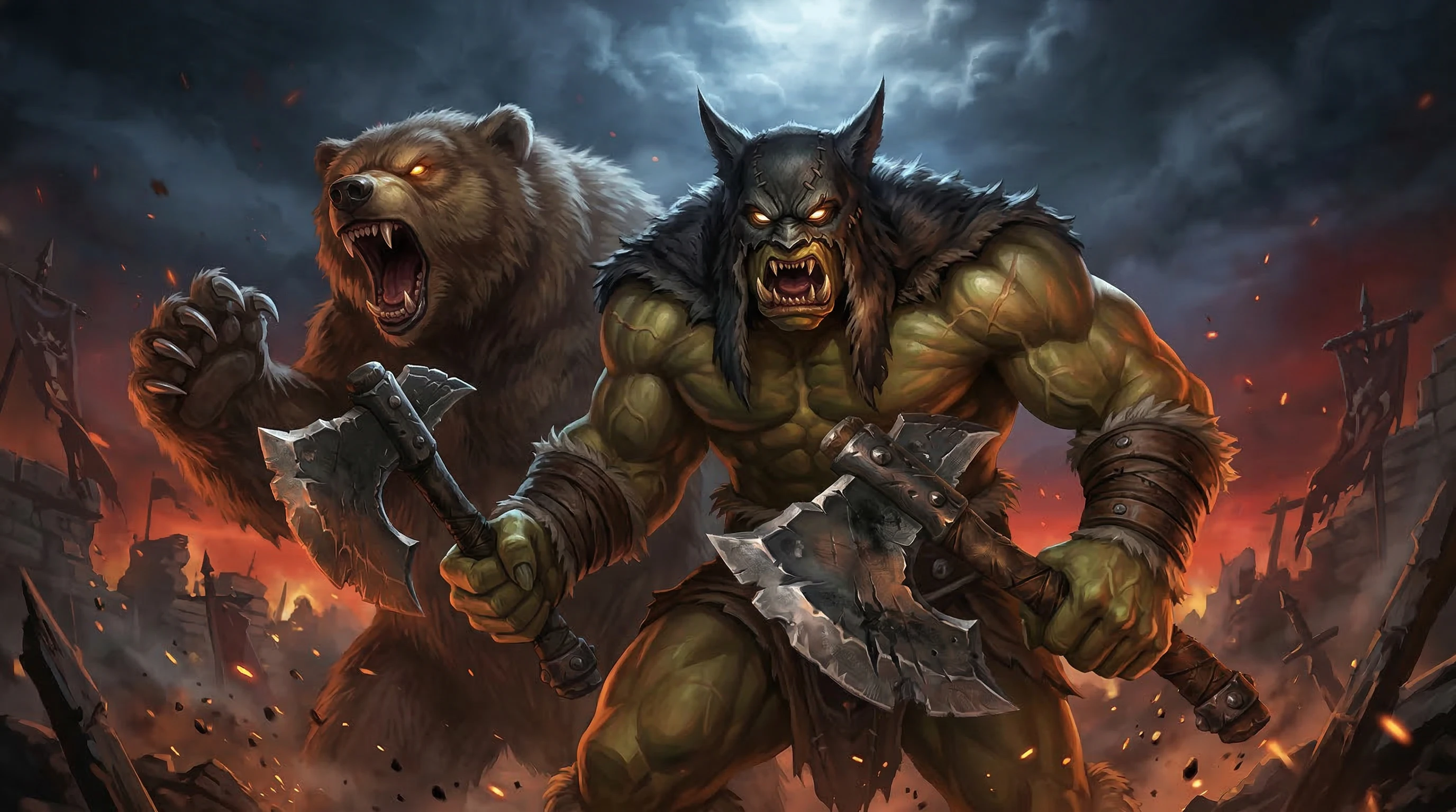 Warcraft Reimagined — Five‑Piece Art Series — Изображение №4 — Иллюстрация на Dprofile