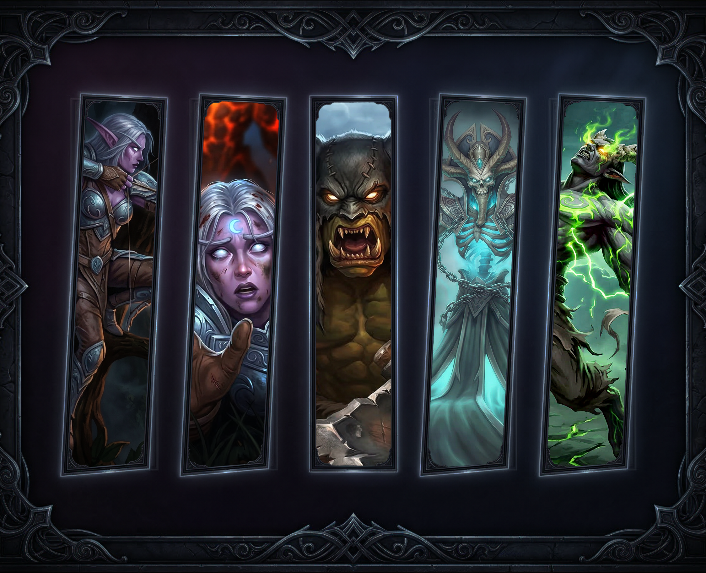 Warcraft Reimagined — Five‑Piece Art Series — Иллюстрация на Dprofile