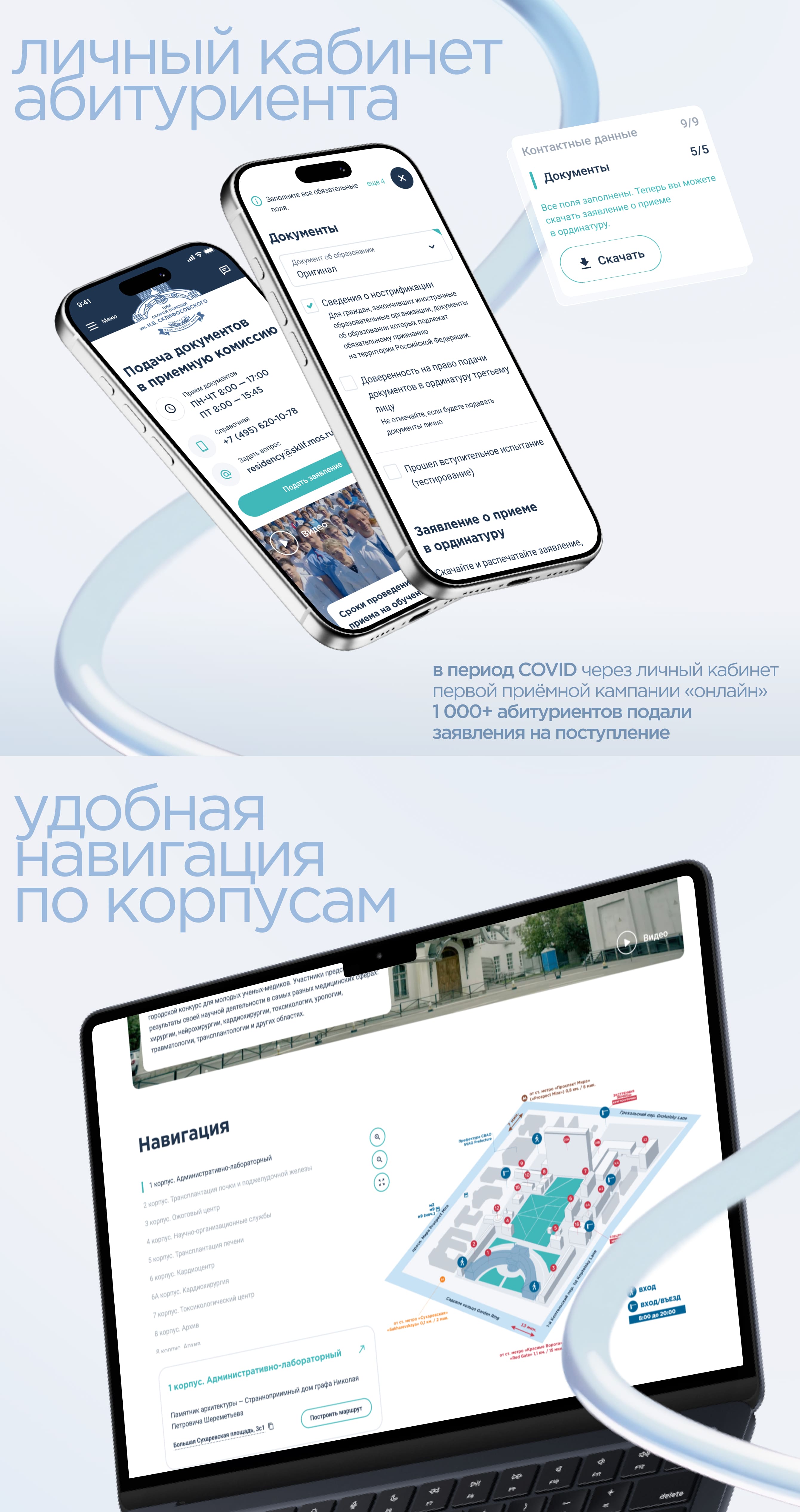 СКЛИФ | Экосистема 360 для НИИ: многосайтовость, личные кабинеты, no-code инструмент КУБ.F5 — Изображение №11 — Интерфейсы на Dprofile