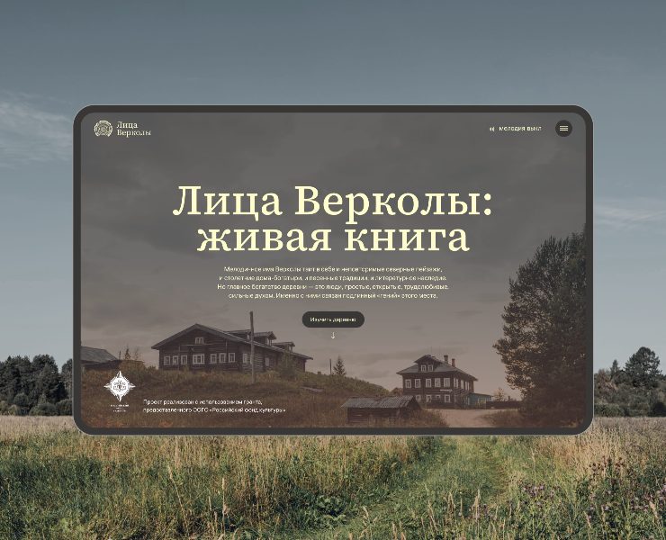 Лица Верколы: Живая книга — Интерфейсы на Dprofile