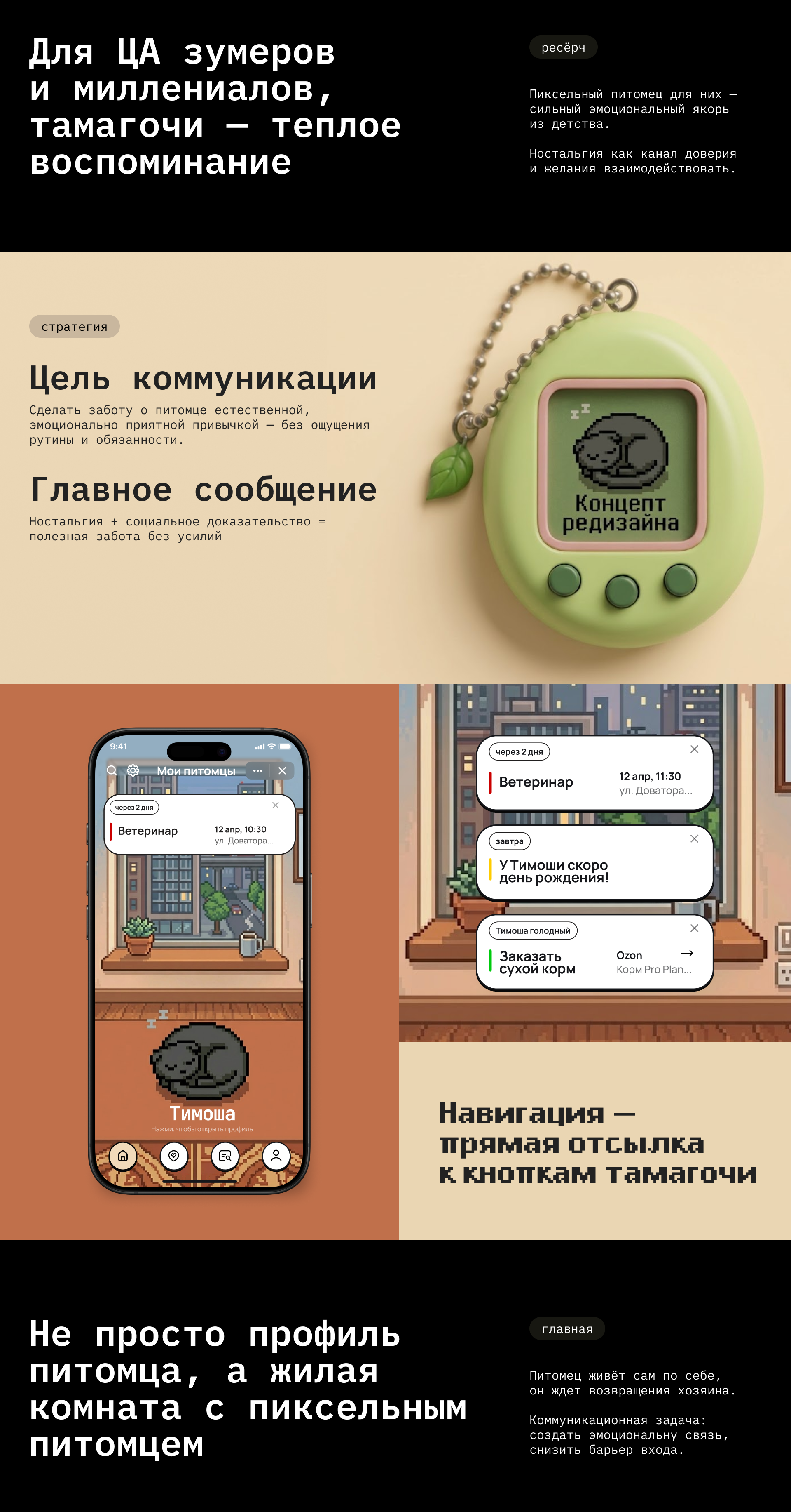Мини-приложение «Мои питомцы» — Изображение №3 — Интерфейсы на Dprofile