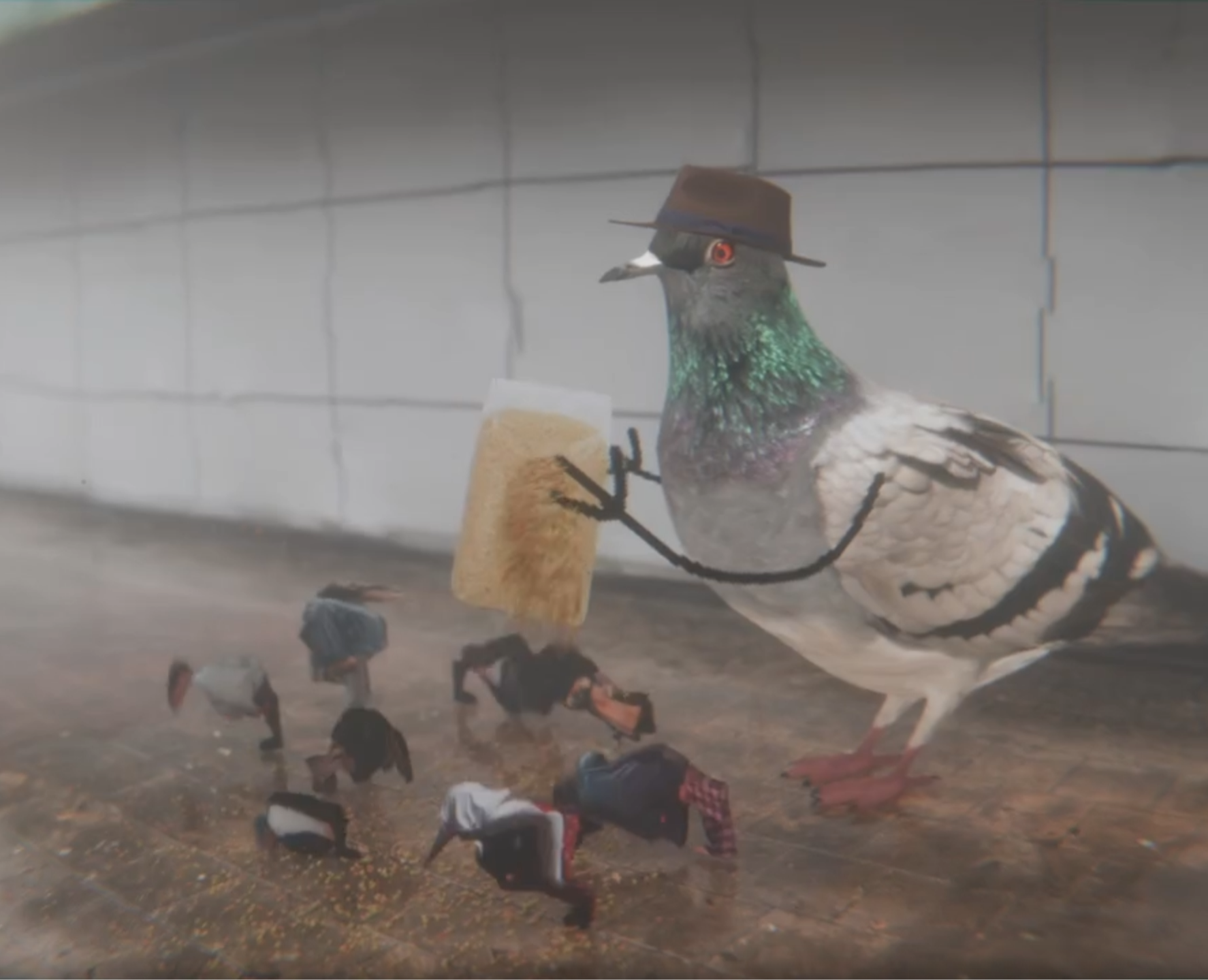 голубные голоды — 3D, Анимация на Dprofile