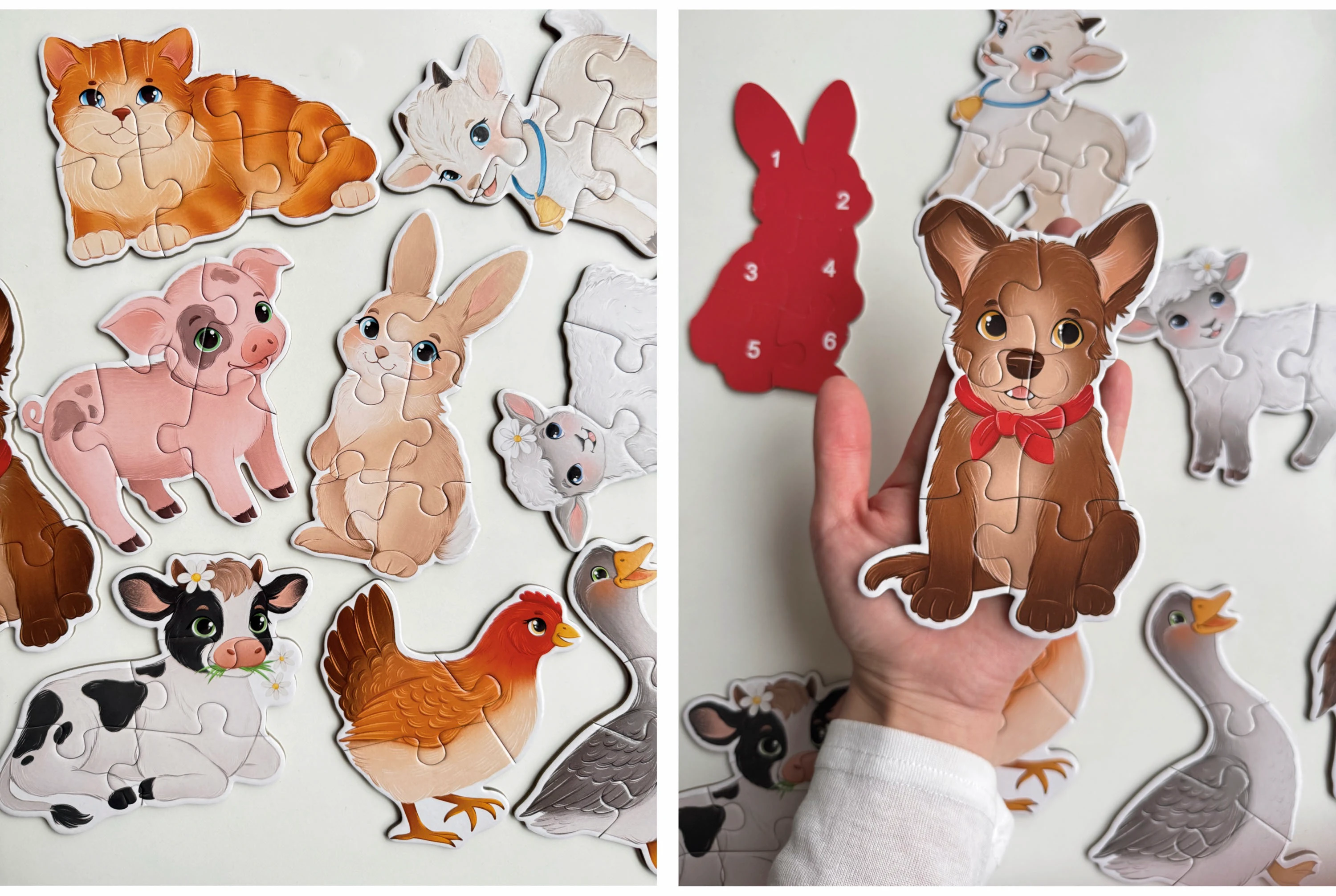 Макси пазлы для детей | Maxi puzzles for kids — Изображение №4 — Брендинг, Иллюстрация на Dprofile