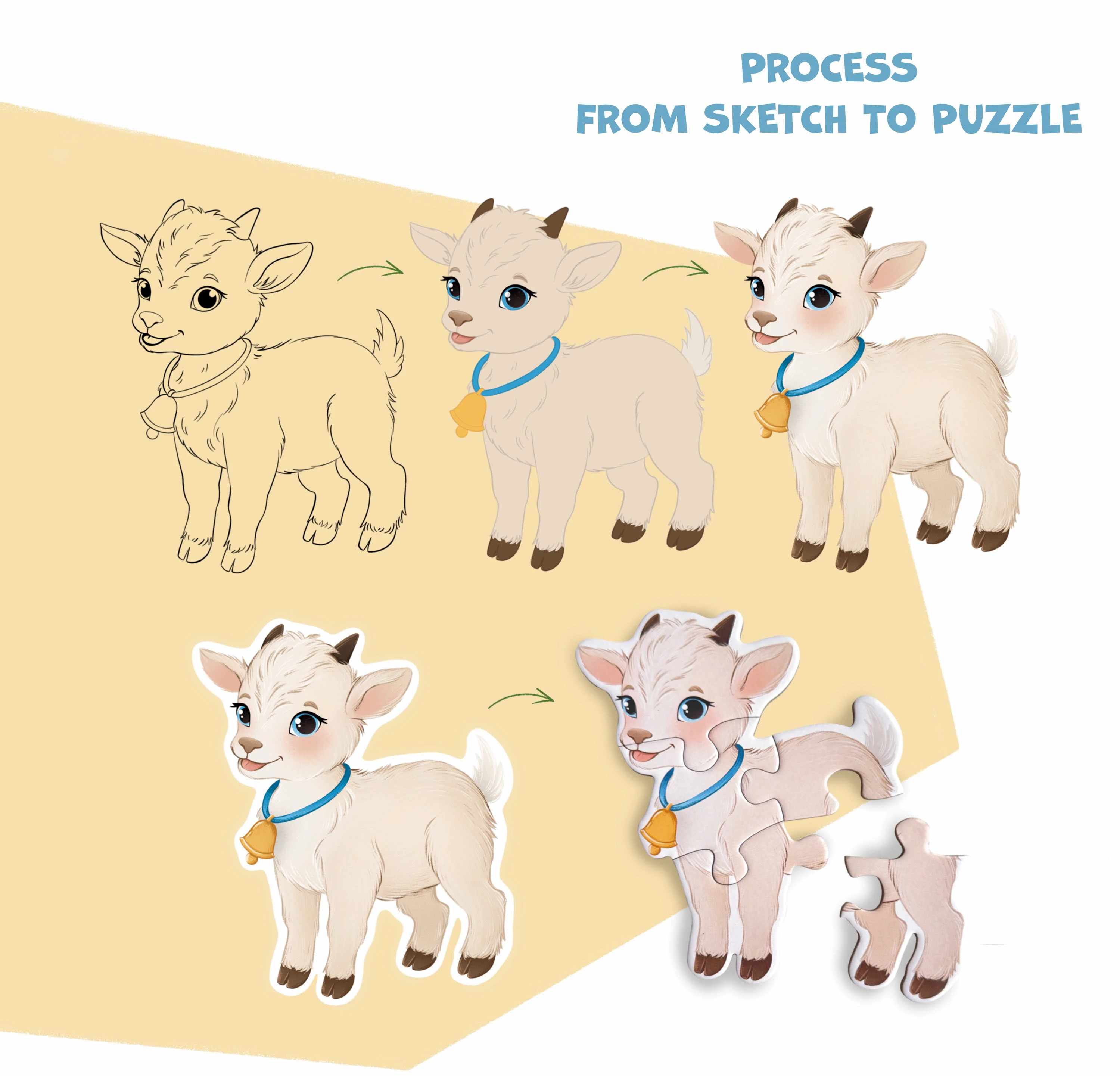 Макси пазлы для детей | Maxi puzzles for kids — Изображение №2 — Брендинг, Иллюстрация на Dprofile