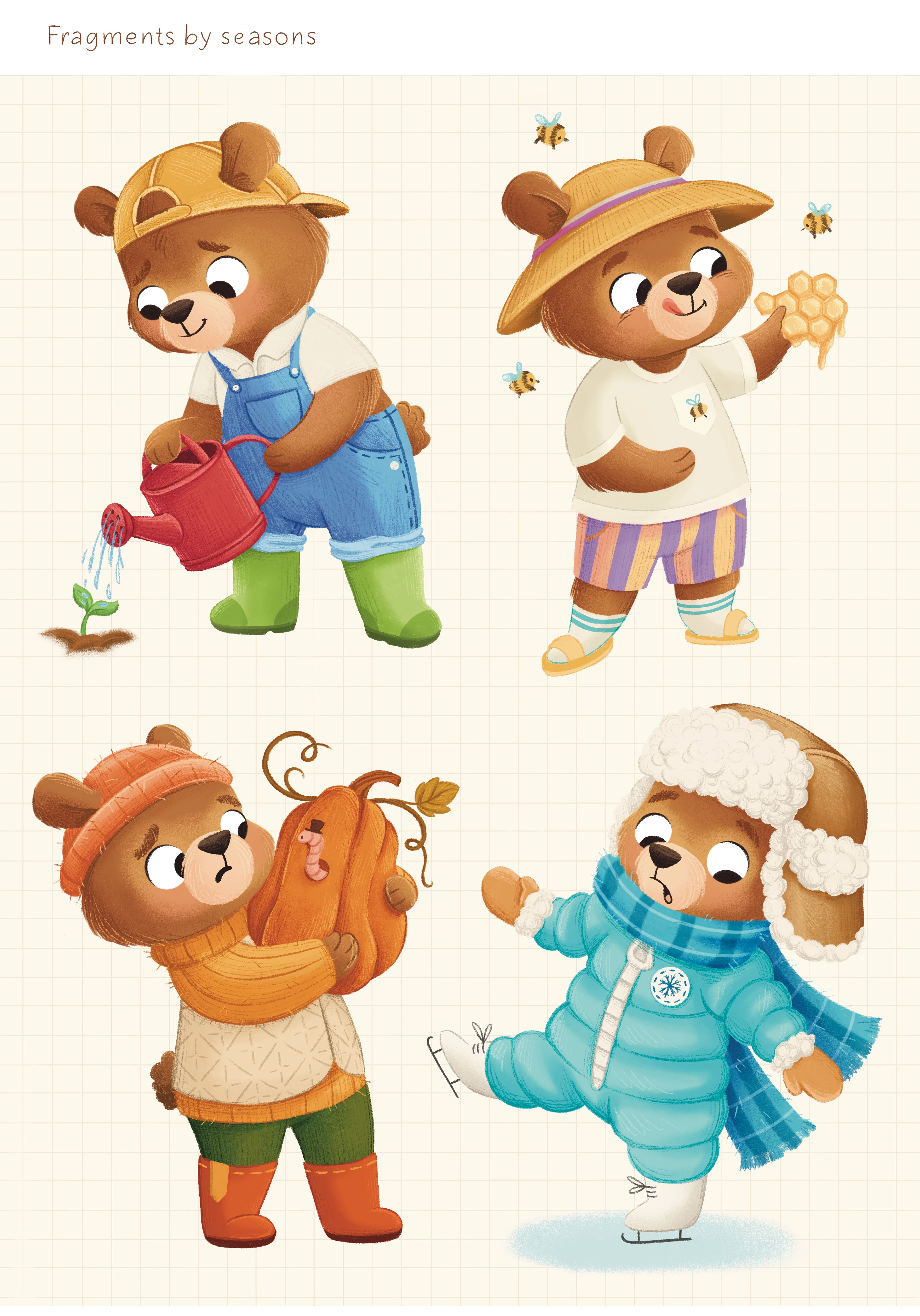 Дизайн персонажа, Книга для детей — Изображение №3 — Иллюстрация на Dprofile