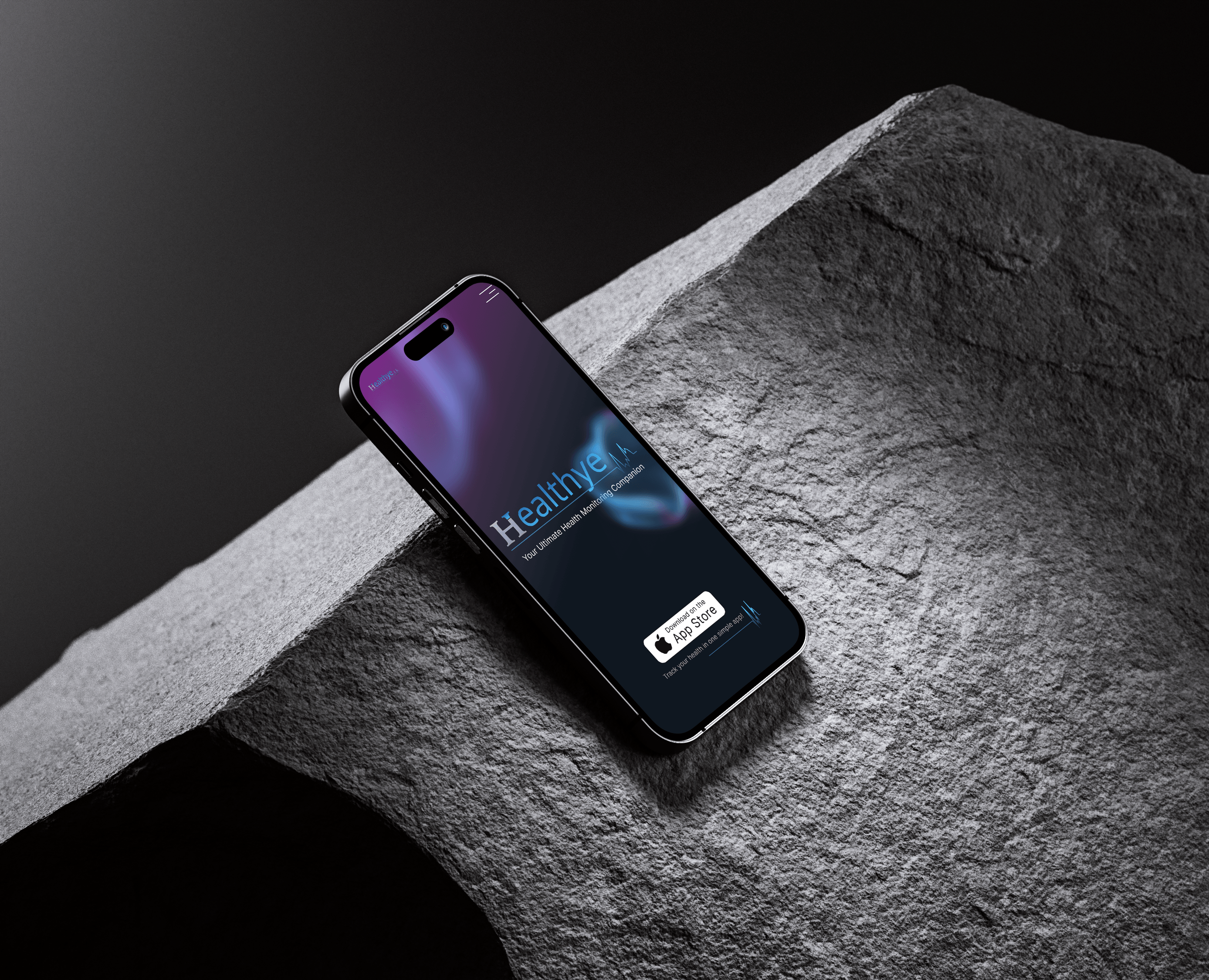 Health Tracker App Landing Page на Dprofile