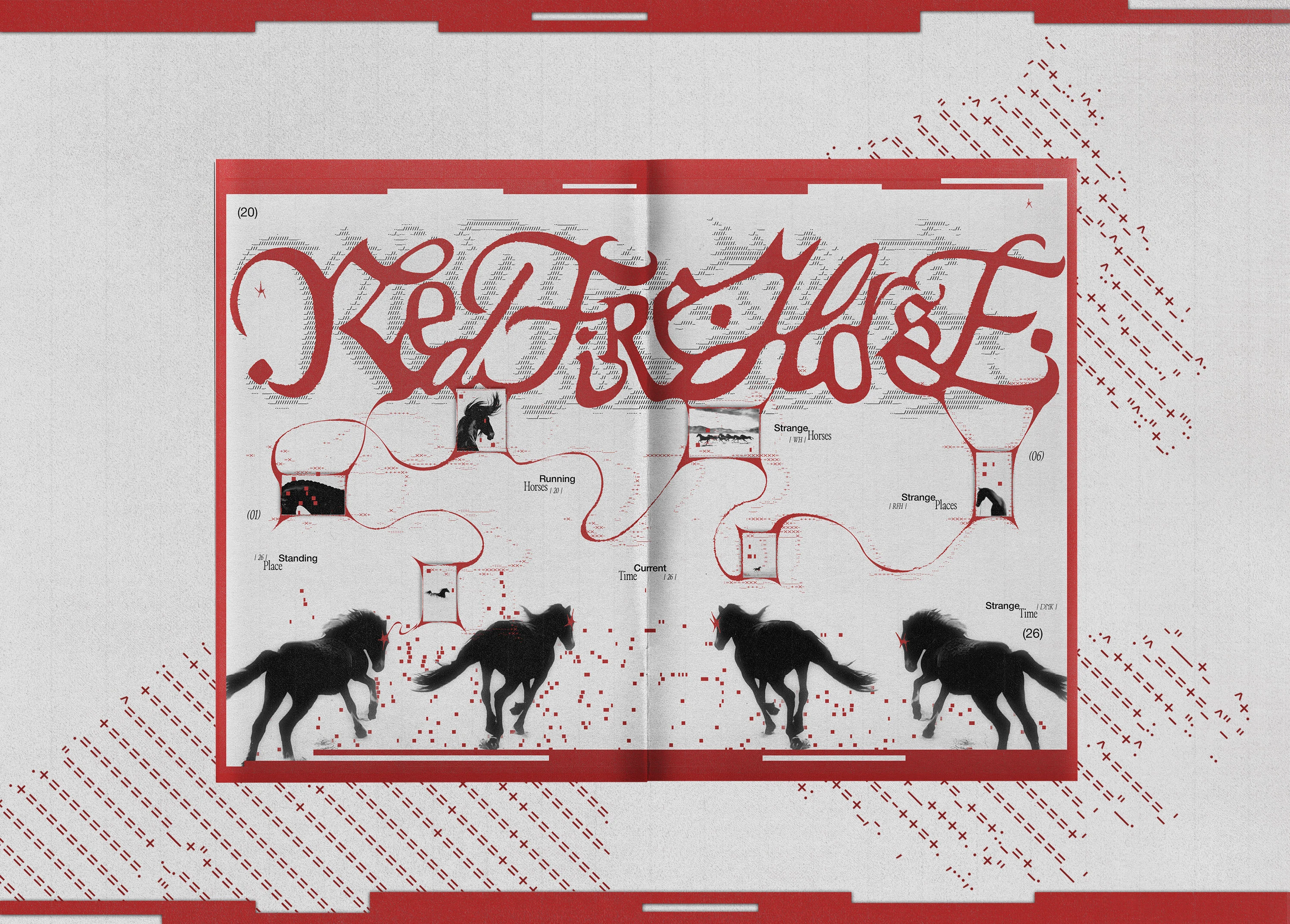 RED FIRE HORSE & WILD HORSE — Изображение №7 — Брендинг, Графика на Dprofile