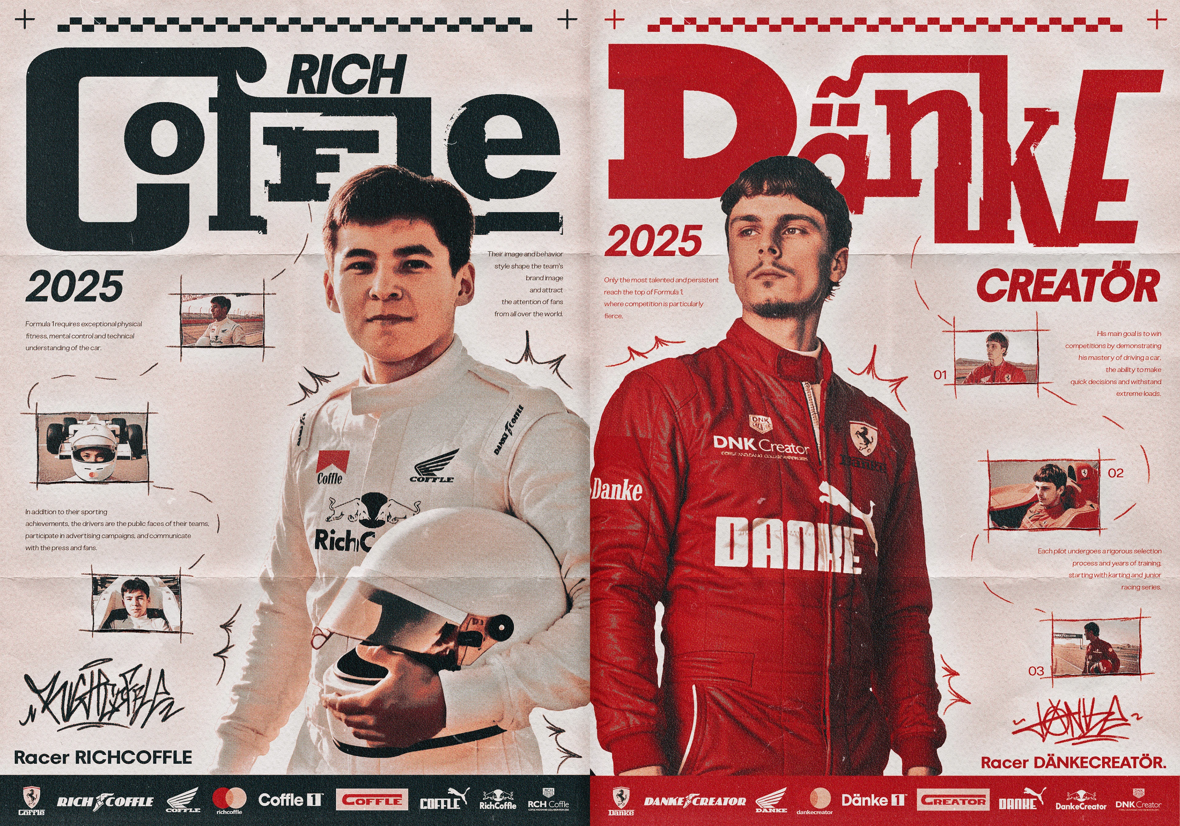 FORMULA 1 (RICHCOFFLE & DÄNKECREATÖR.) — Изображение №2 — Брендинг, Анимация на Dprofile