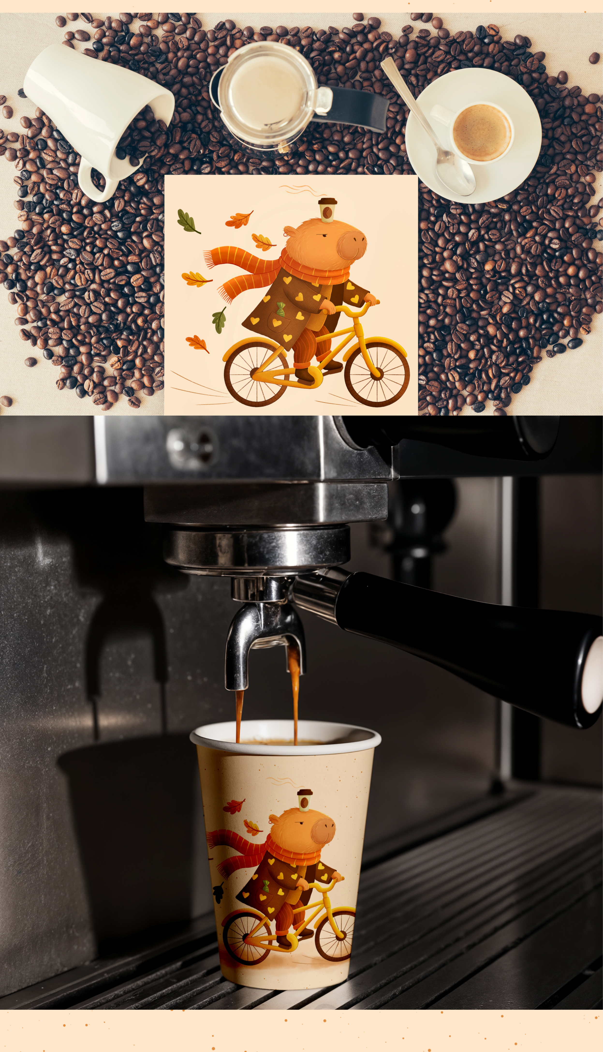 Маскот для уютной кофейни — Изображение №8 — Брендинг, Иллюстрация на Dprofile