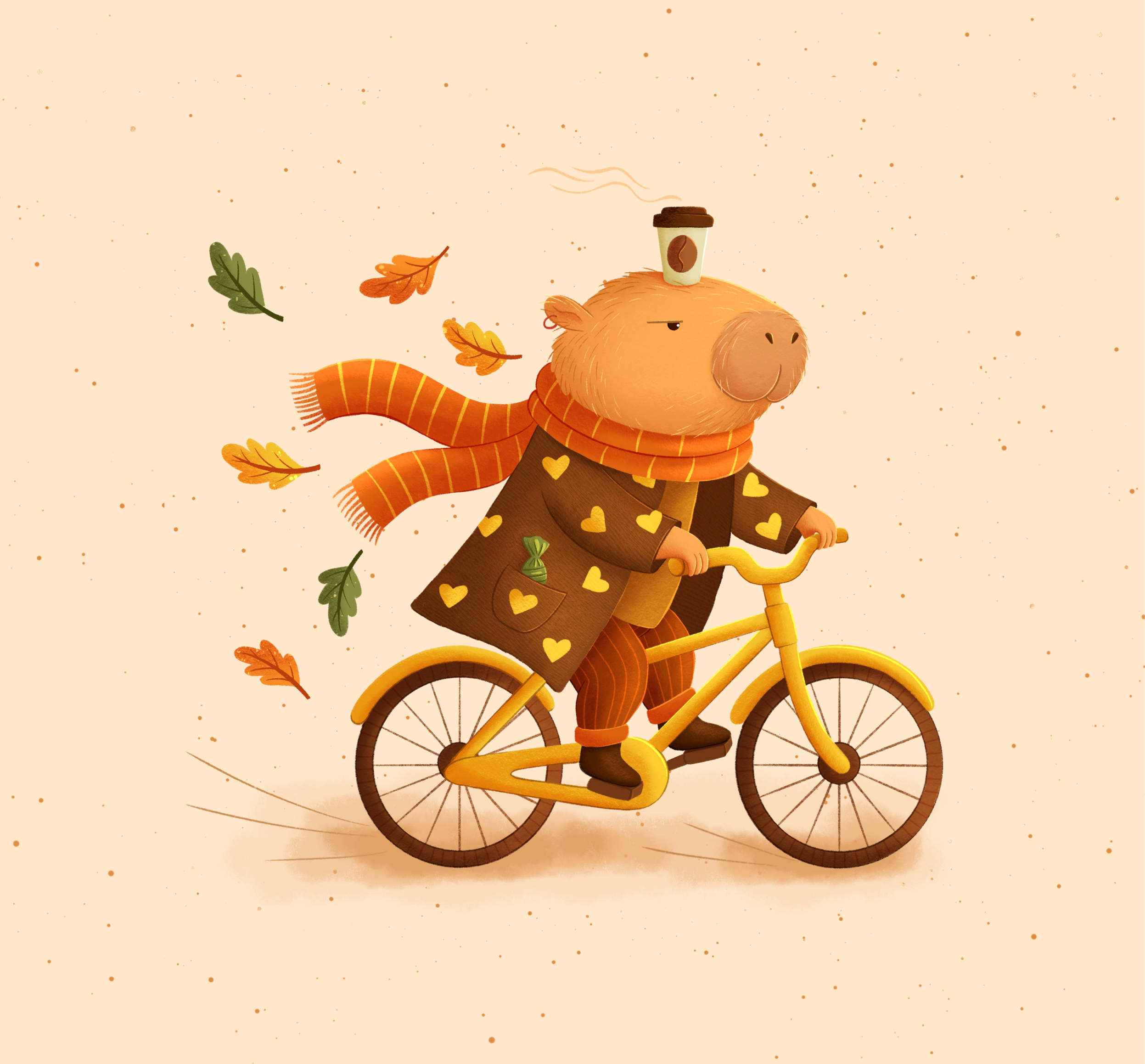 Маскот для уютной кофейни — Изображение №7 — Брендинг, Иллюстрация на Dprofile