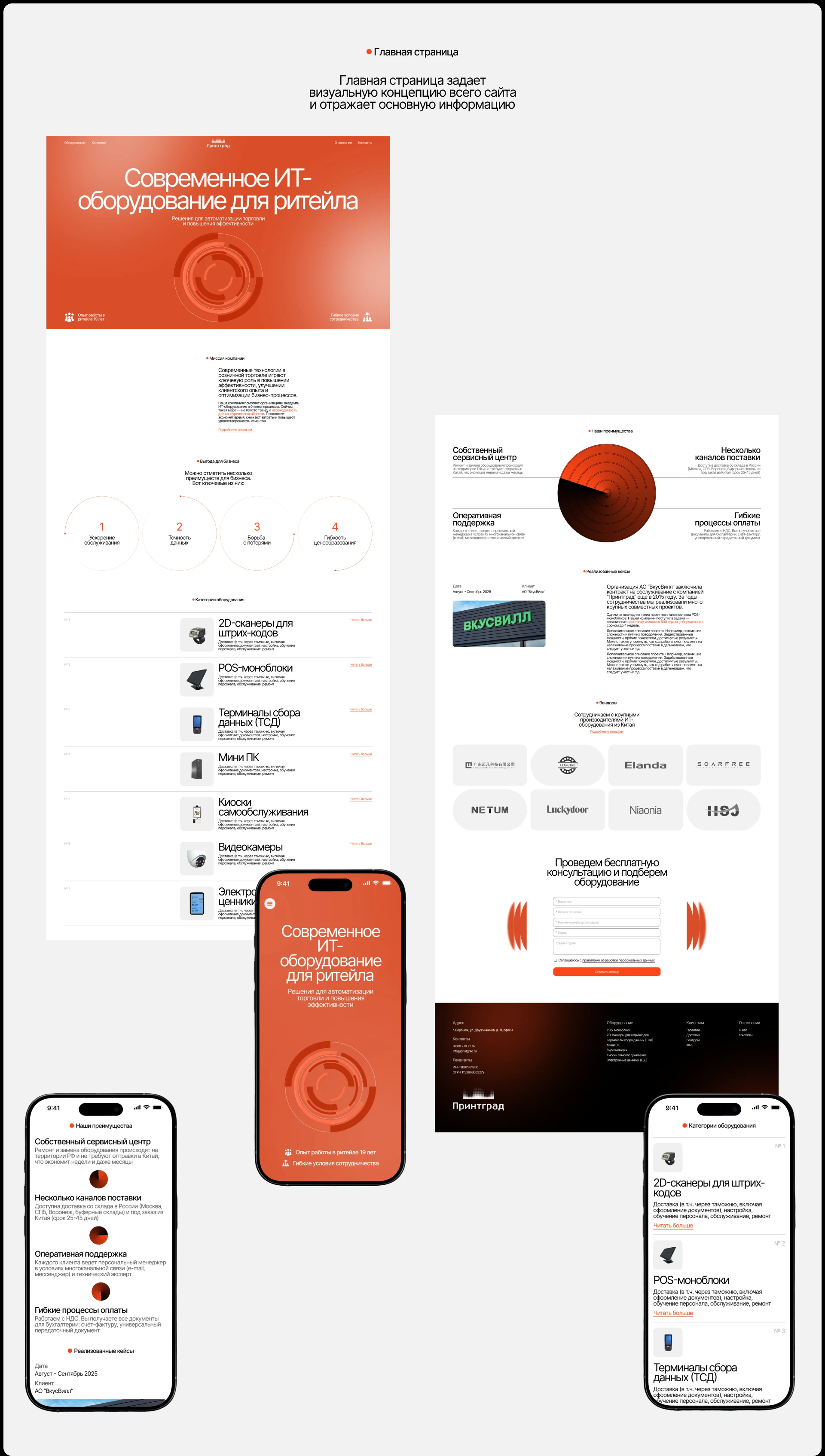 Retail Equipment | Corporate Website — Изображение №3 — Интерфейсы на Dprofile