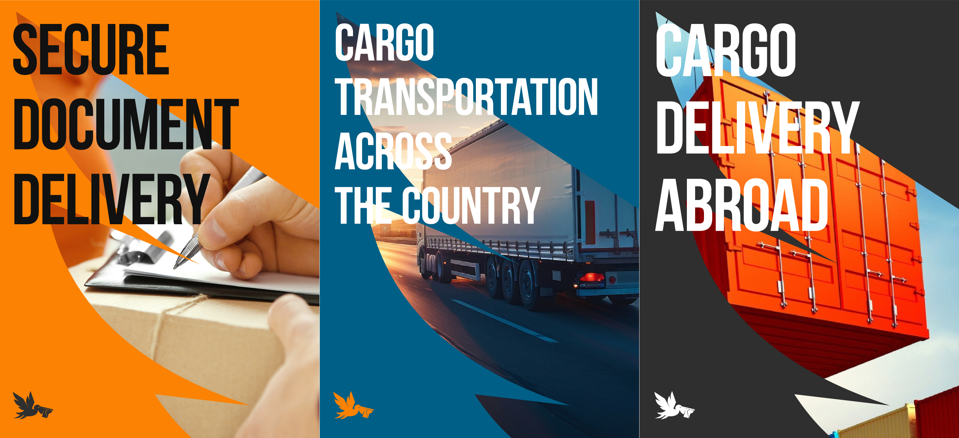 HOLLY PELICAN – экспресс-доставка грузов и документов — Изображение №12 — Брендинг на Dprofile