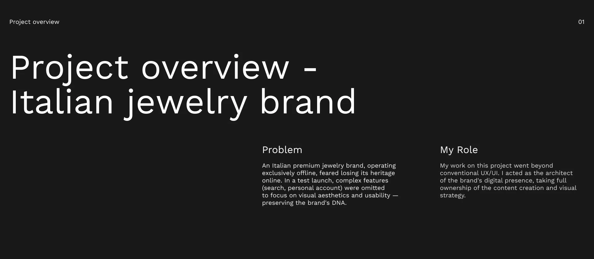 Website jewelry brand — Изображение №2 — Интерфейсы, Маркетинг на Dprofile