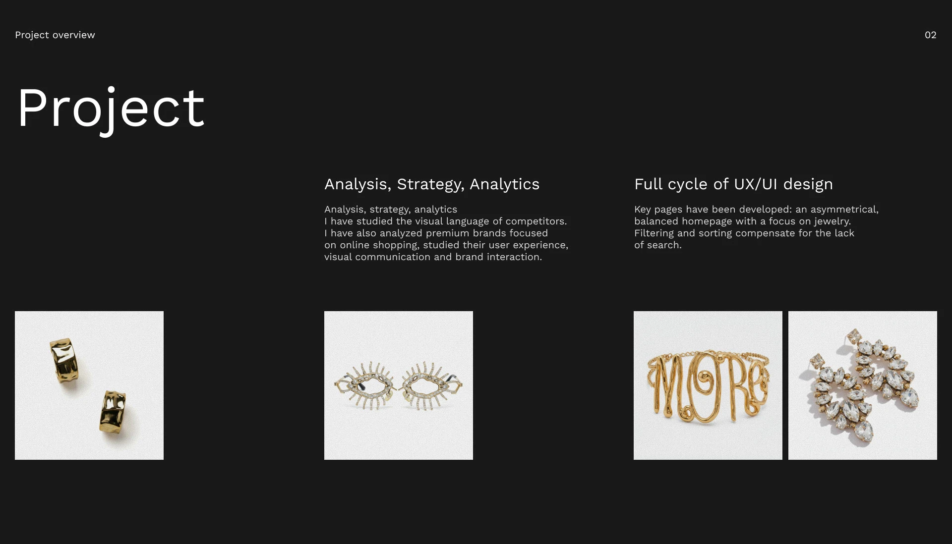 Website jewelry brand — Изображение №4 — Интерфейсы, Маркетинг на Dprofile
