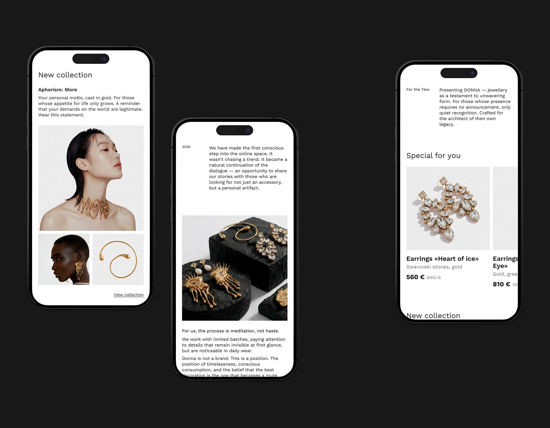 Website jewelry brand — Изображение №6 — Интерфейсы, Маркетинг на Dprofile
