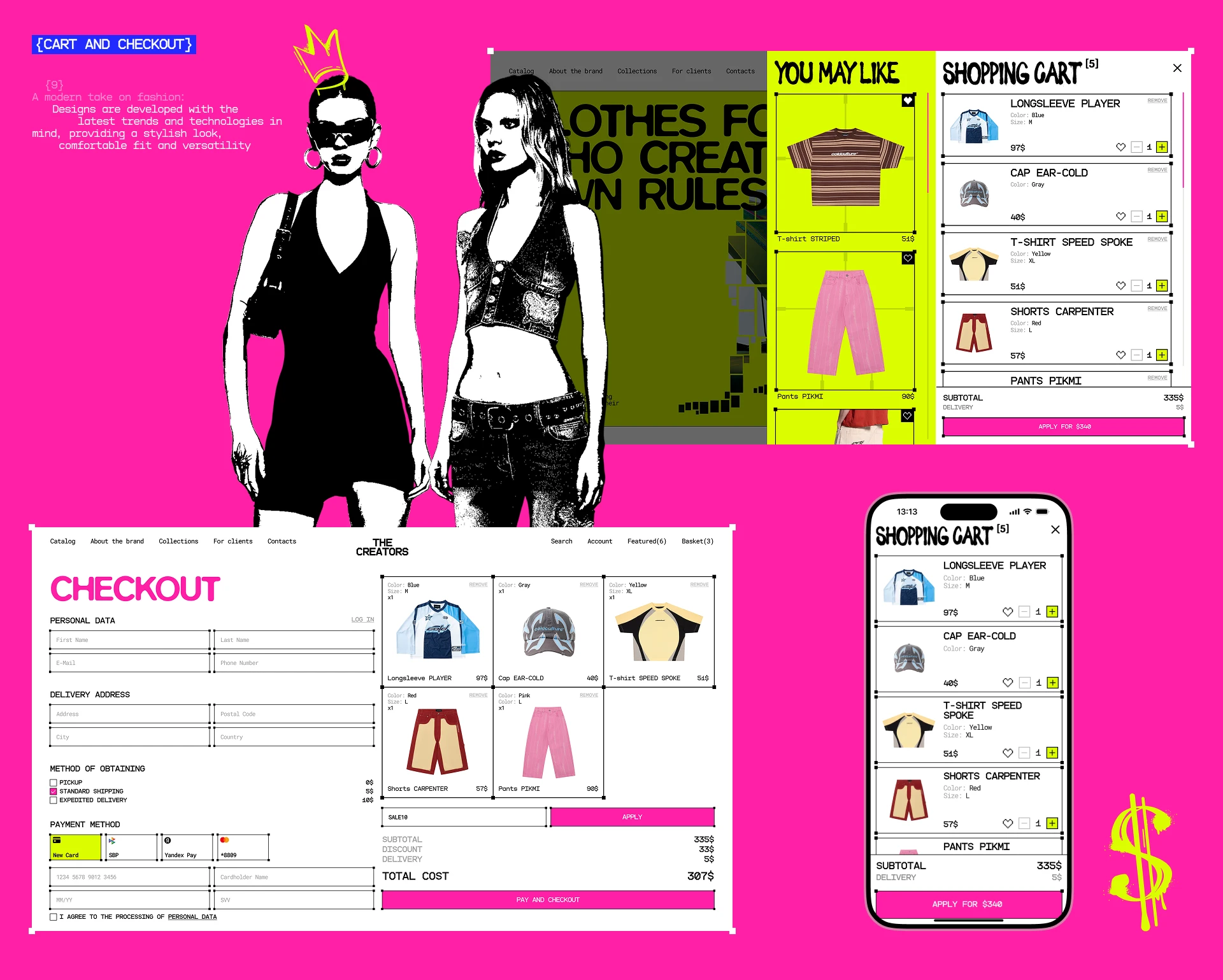THE CREATORS / e-commerce website — Изображение №11 — Интерфейсы, Брендинг на Dprofile