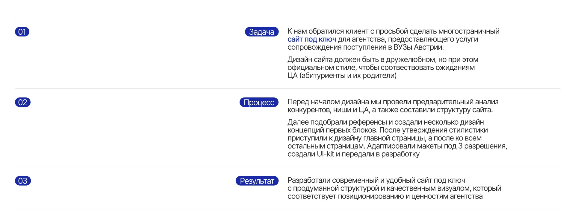 Многостраничный сайт для агентства Austrian Student — Изображение №2 — Интерфейсы на Dprofile