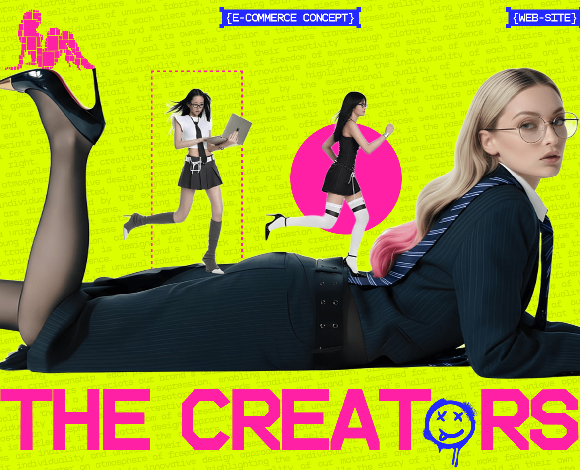 THE CREATORS / e-commerce website на Dprofile