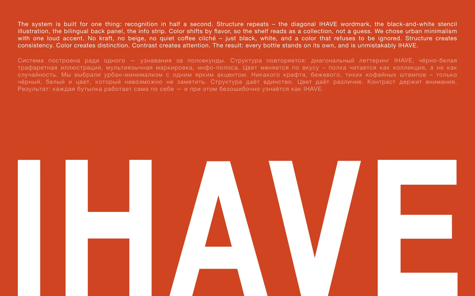 IHAVE – Колд Брю кофе и чай — Изображение №6 — Брендинг, Промдизайн на Dprofile