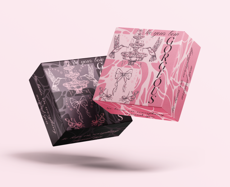 Коробочка для бантиков — Брендинг, Графика на Dprofile